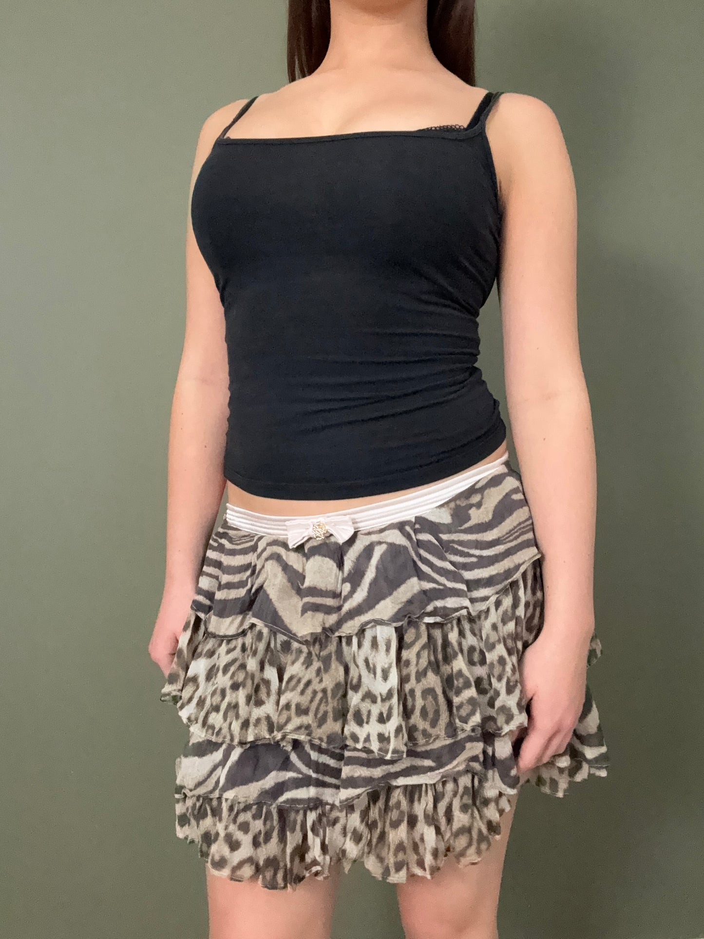 Roberto Cavalli Silk Skirt (M)