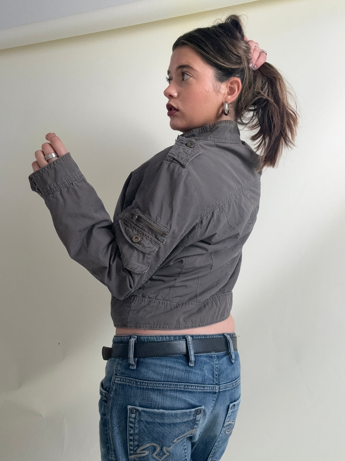 Vintage Cargo Jacket (L)