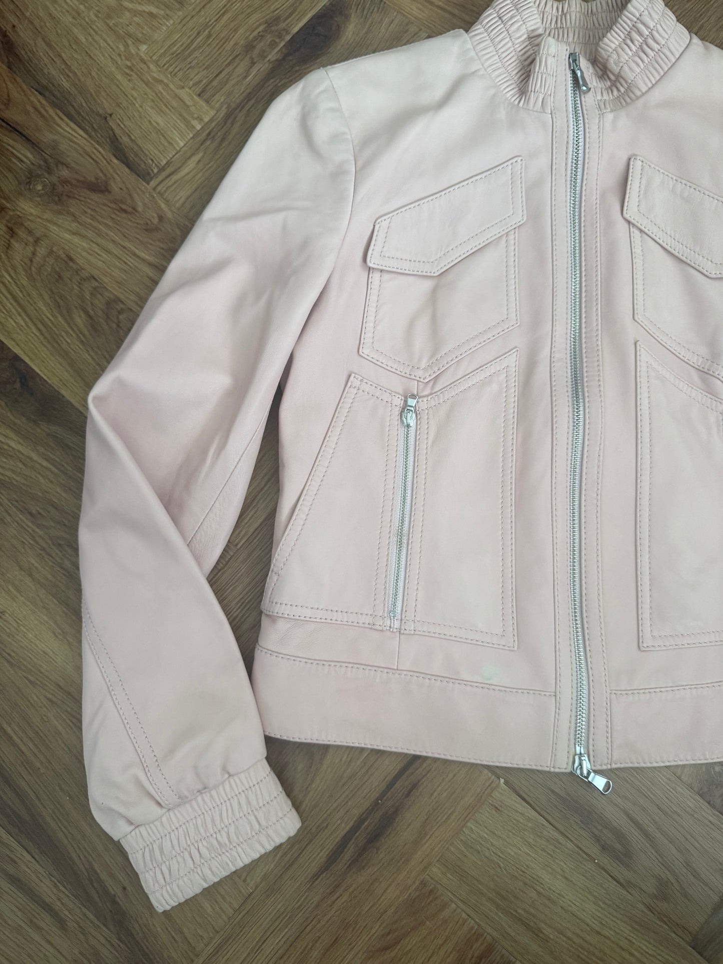 DKNY Leather Jacket (S)