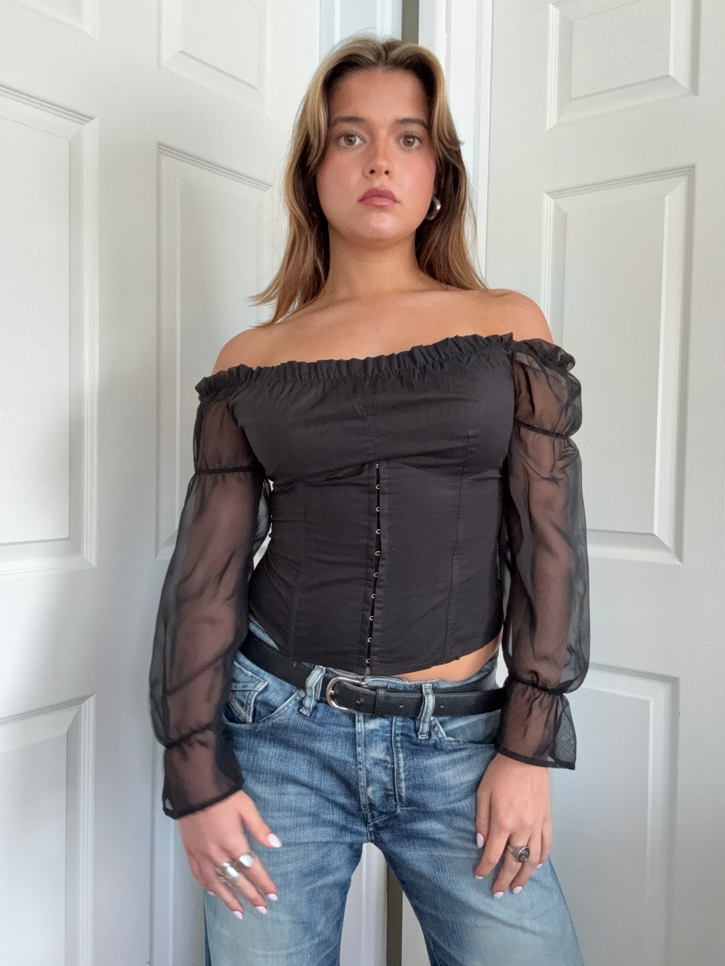 Jane Norman Milk Maid Top (UK8)