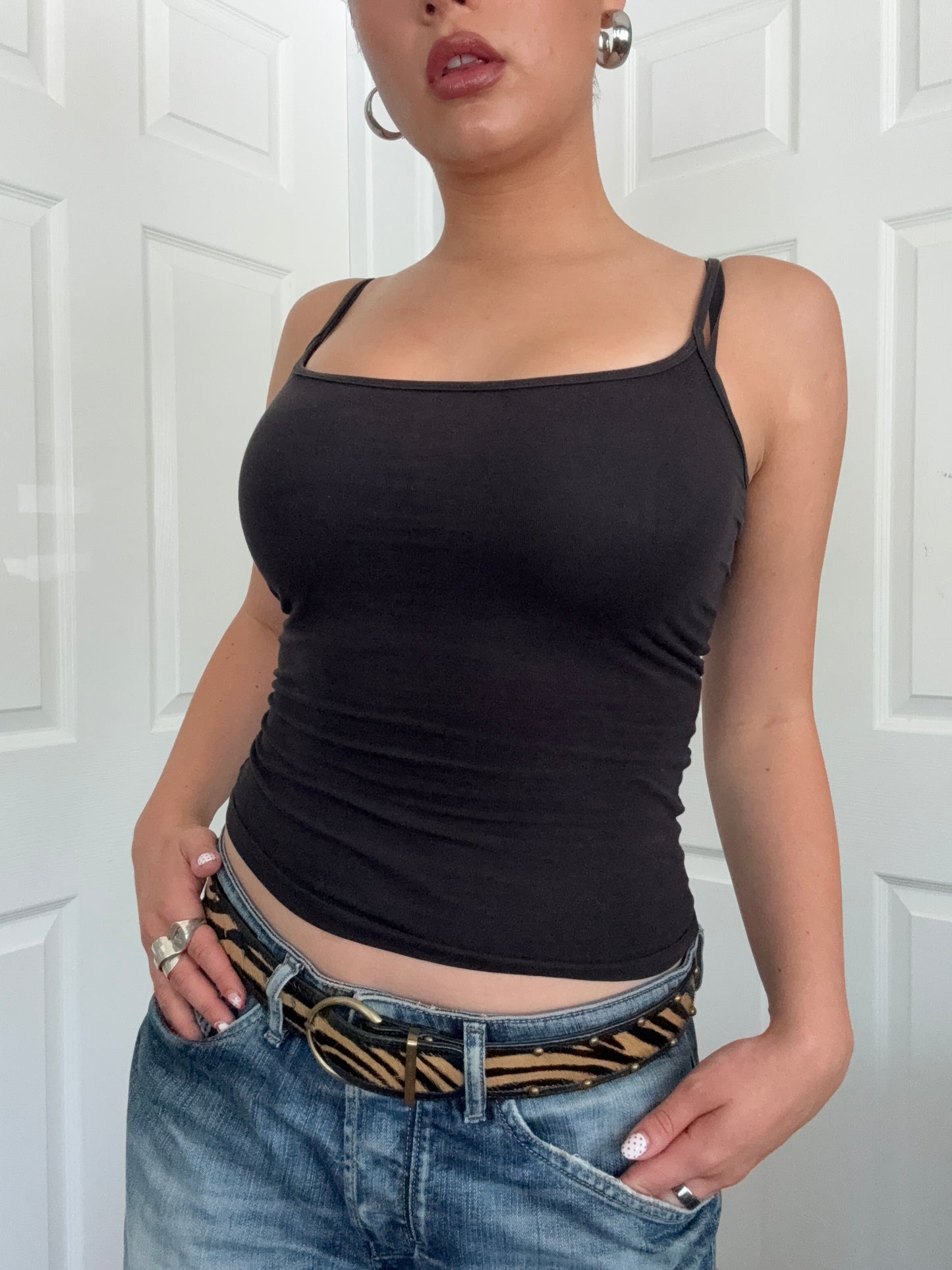 Karen Millen Leather Belt (XS)