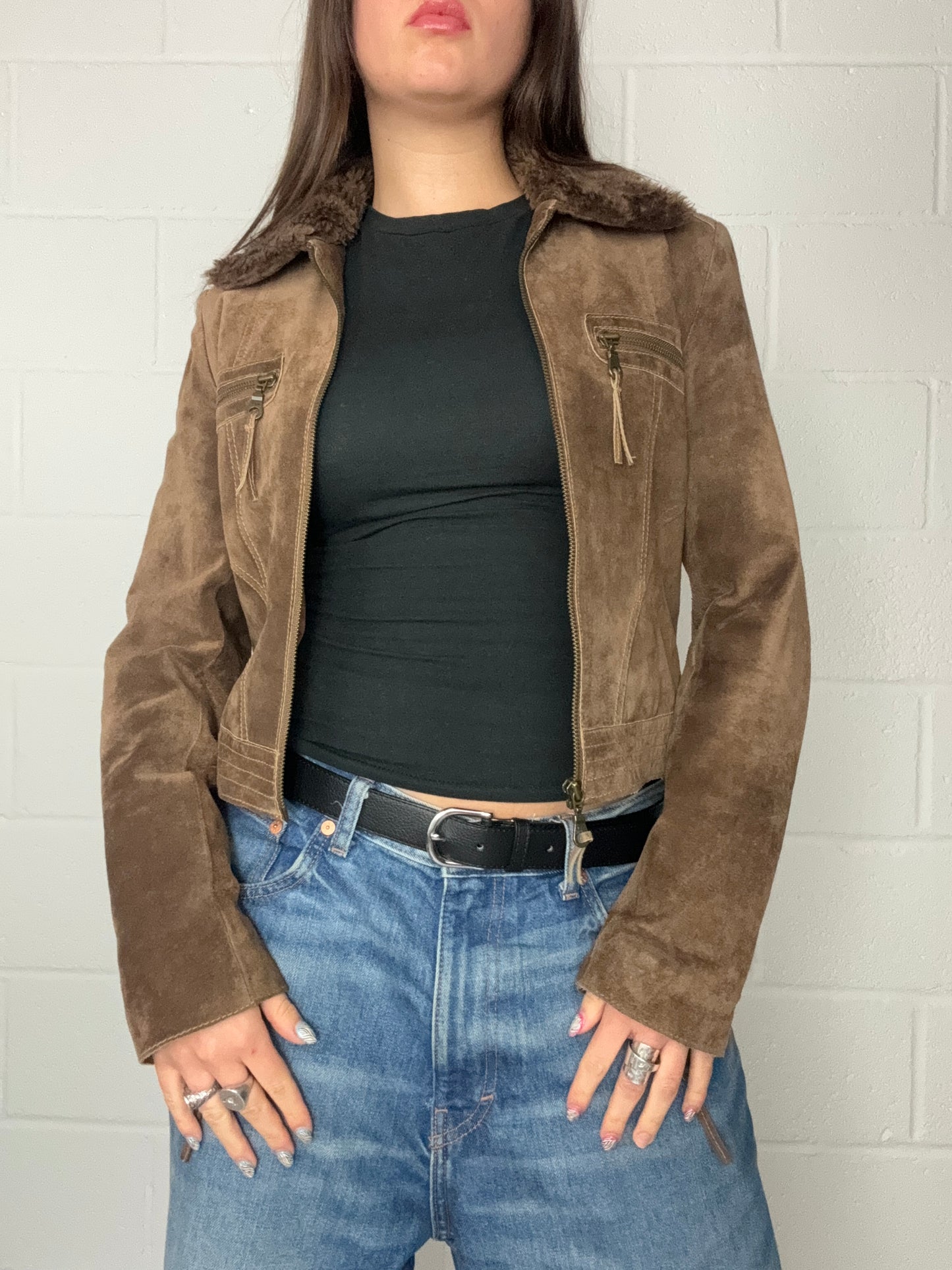 Brown Suede Jacket