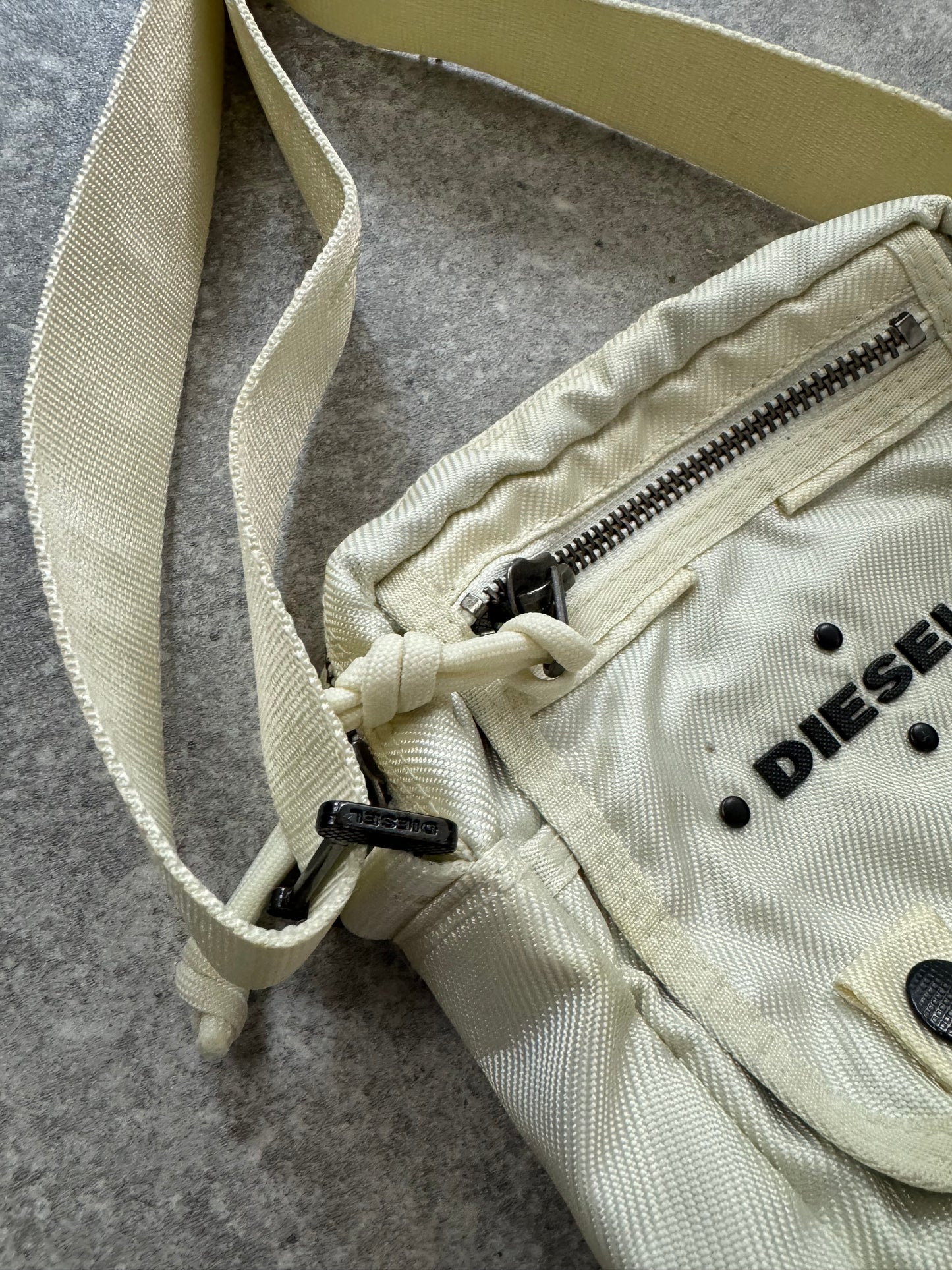 Diesel Cream Crossbody Bag