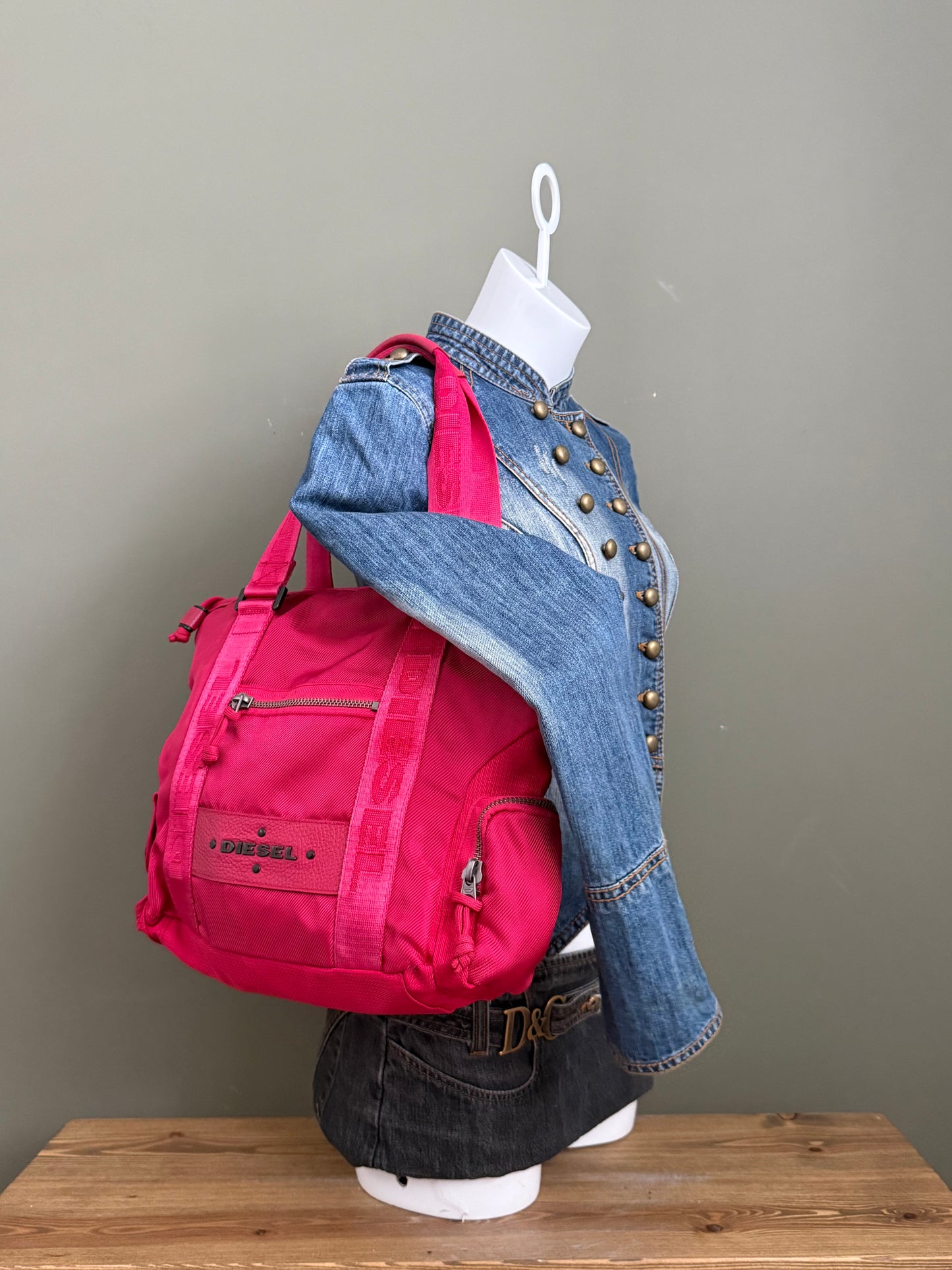 Pink Diesel Tote Bag