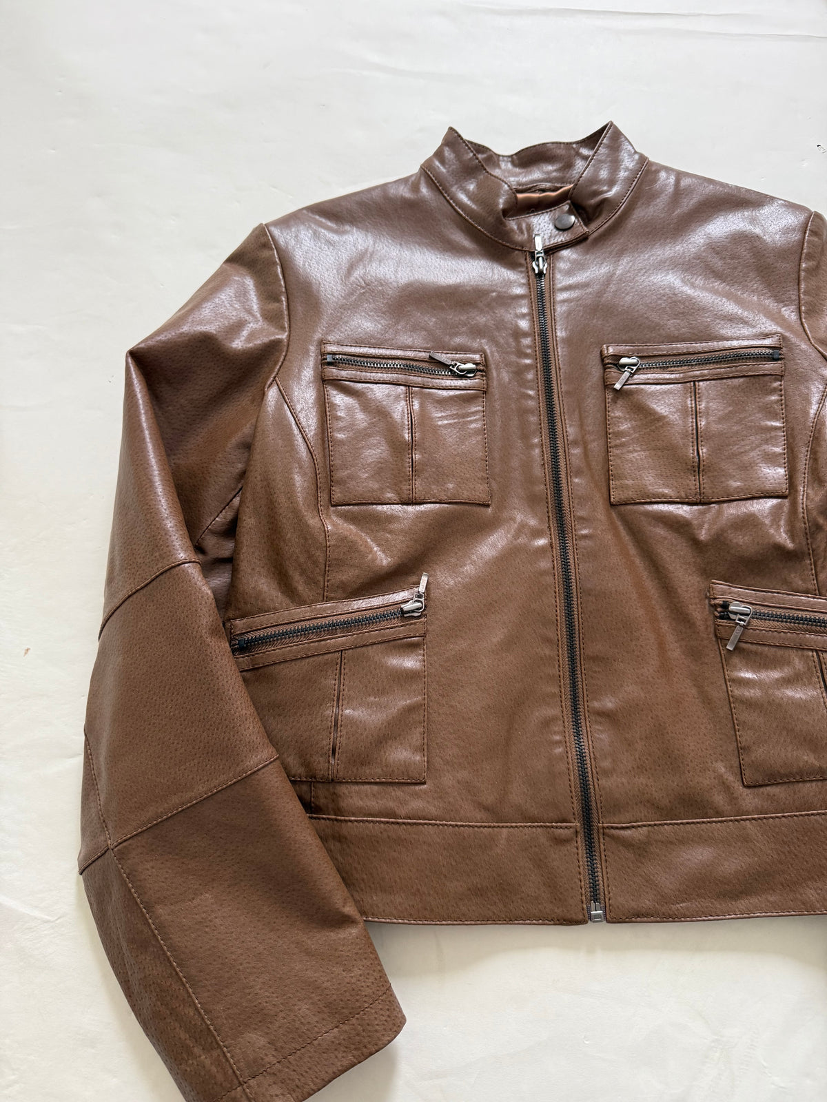 Vintage Leather Jacket (UK12)