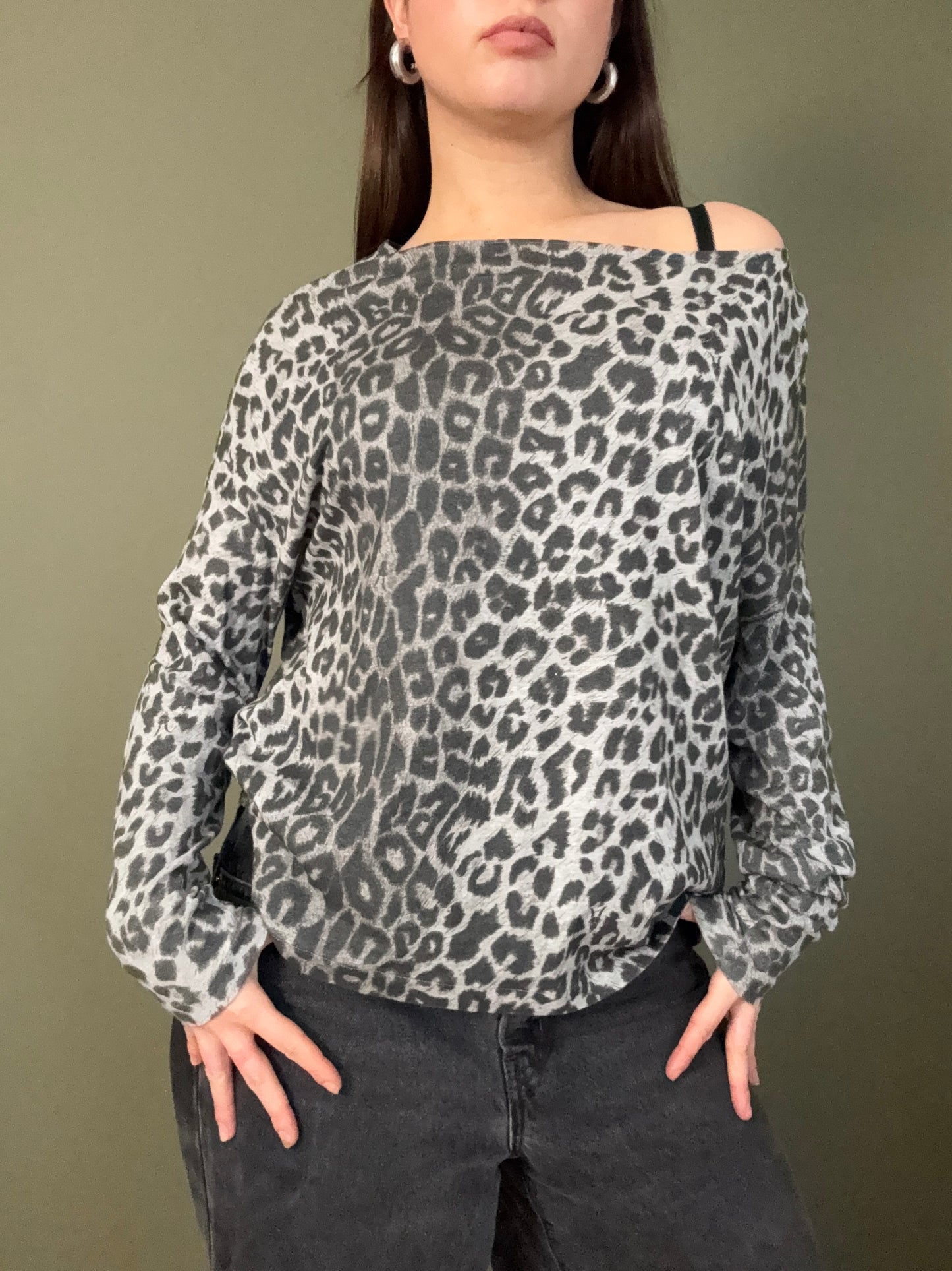 Allsaints Leopard Top (XS)
