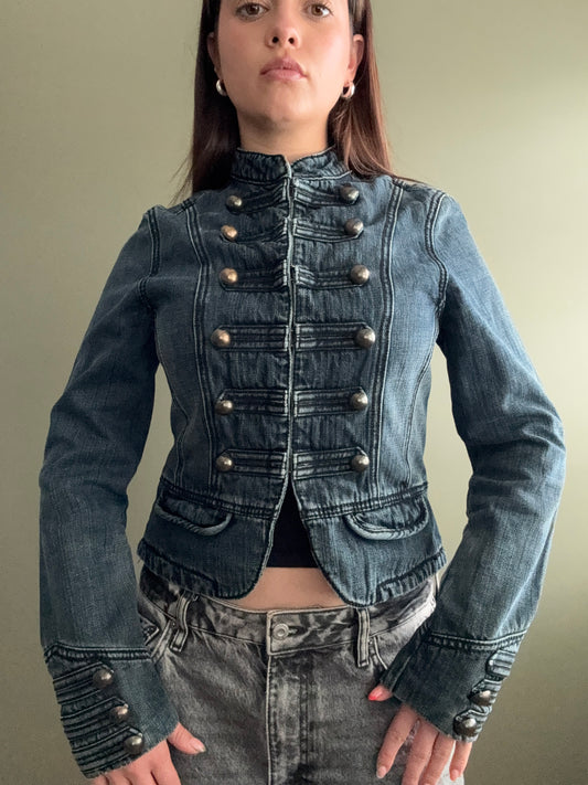 Denim Military Jacket (UK10)