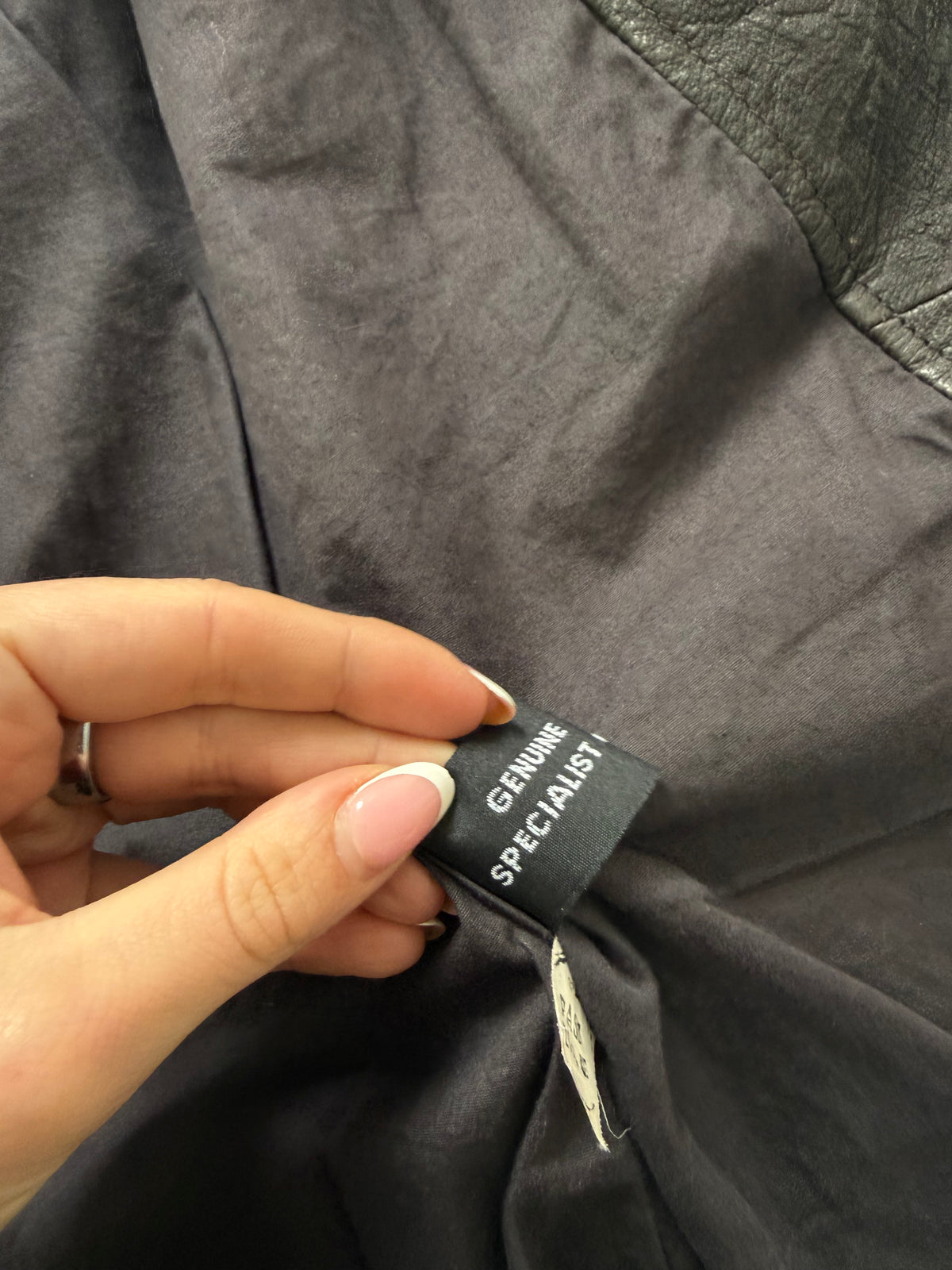 Allsaints Leather Studded Jacket (UK8)