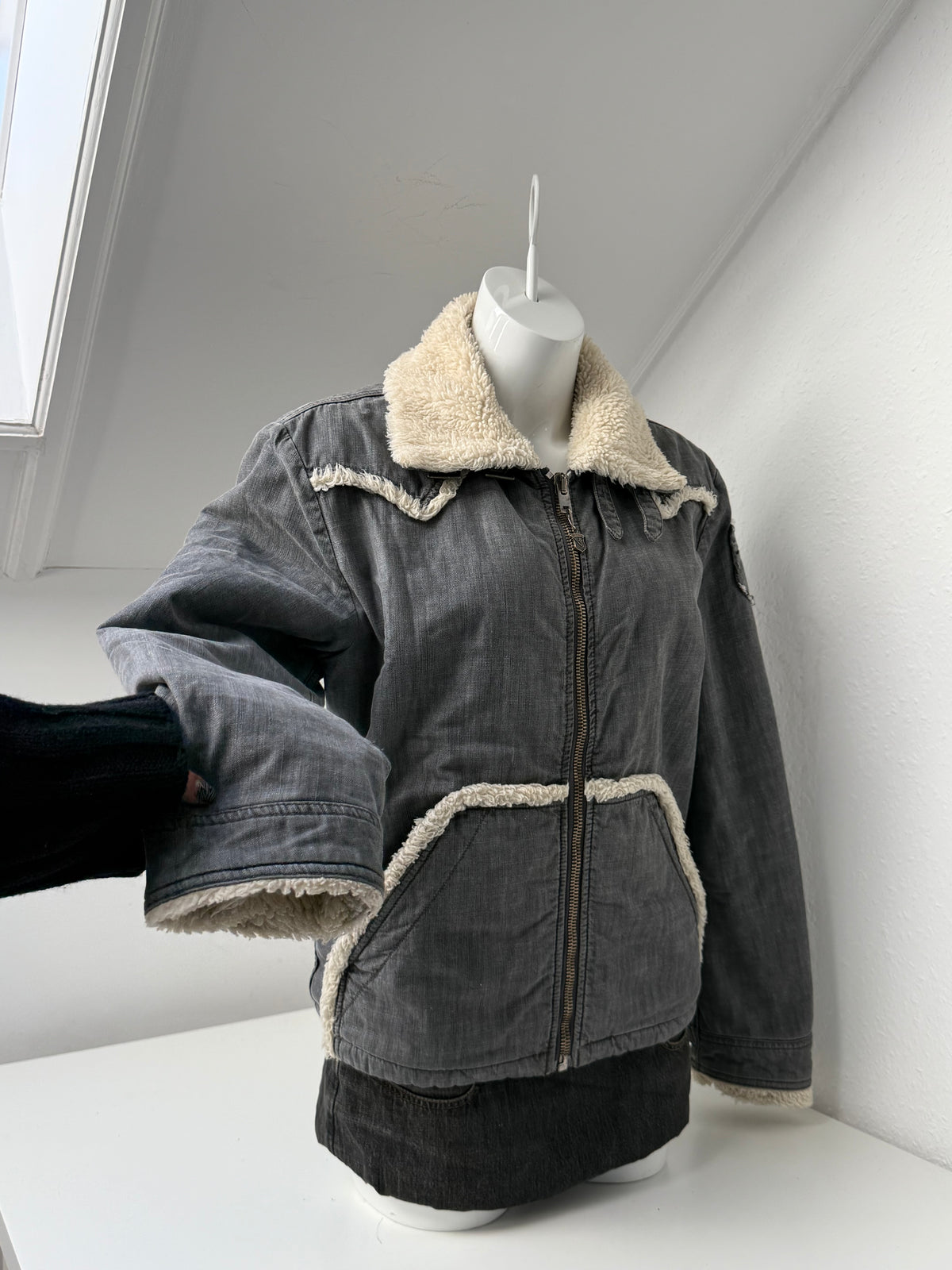 Vintage Diesel Aviator Bomber Jacket (M)