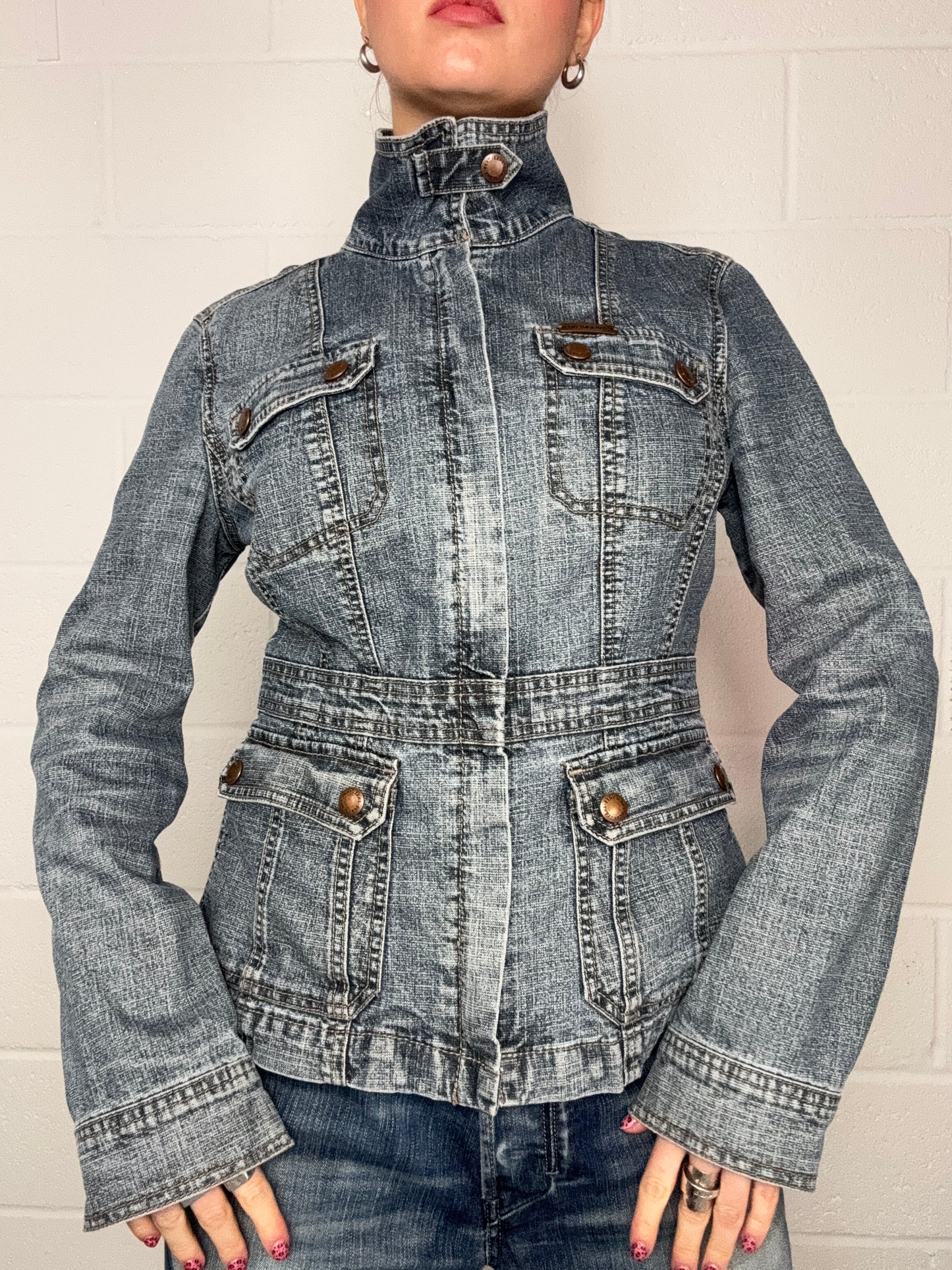 DKNY Denim Cargo Jacket (M)