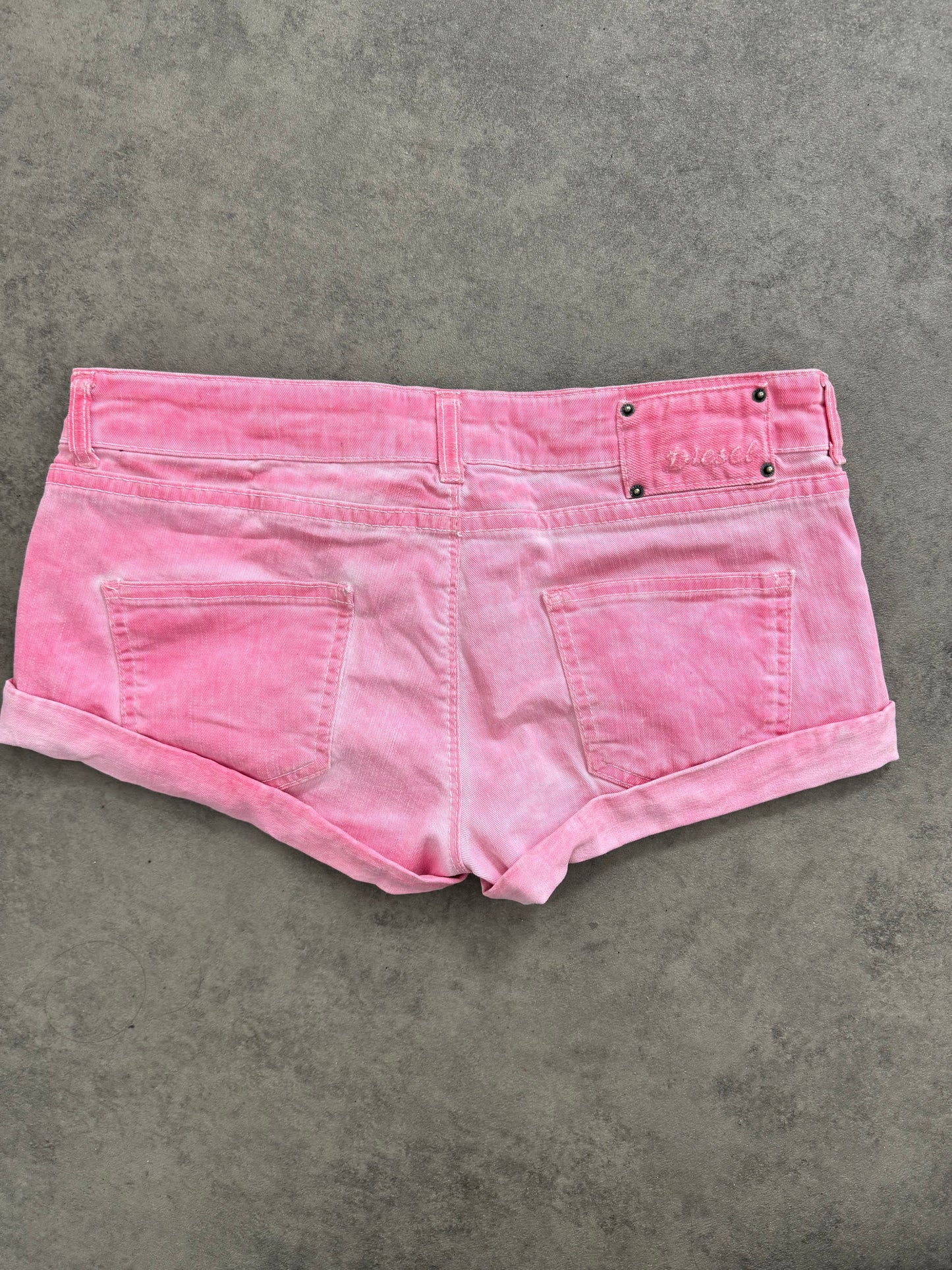 Diesel Pink Mini Shorts