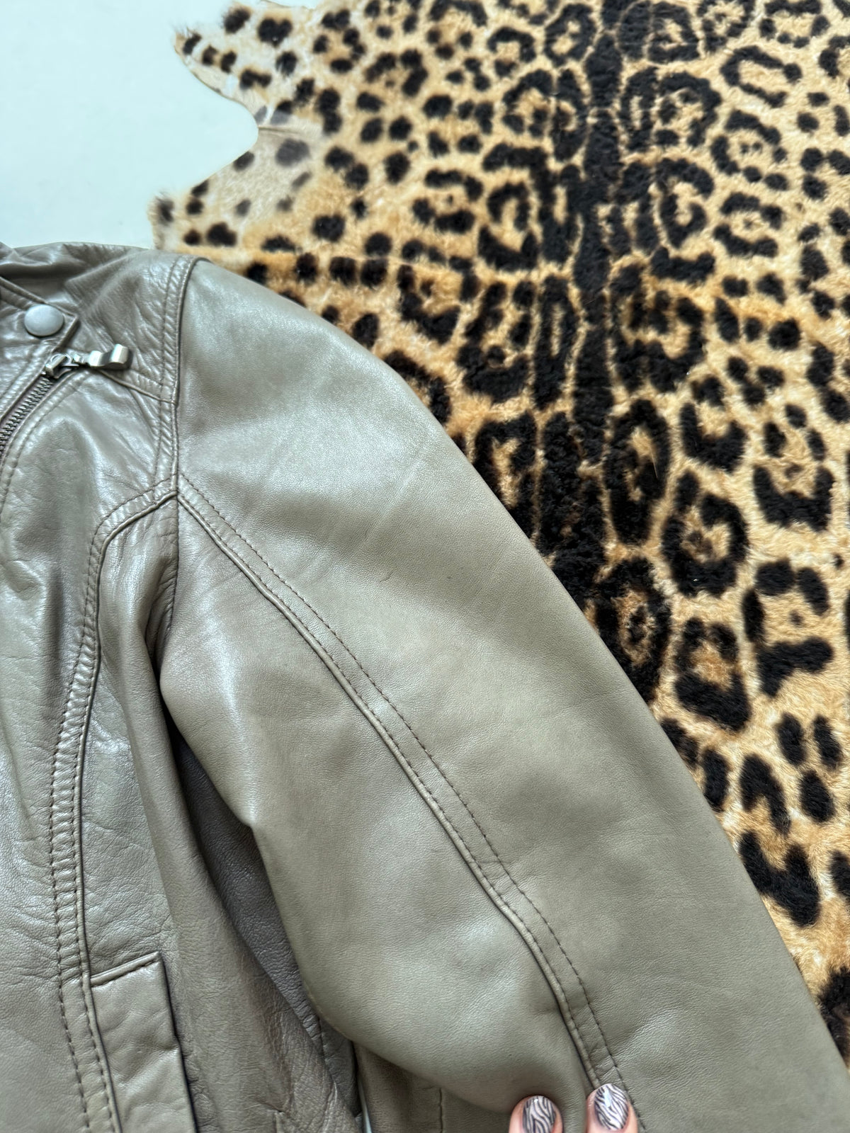 Ted Baker Leather Jacket (UK10)