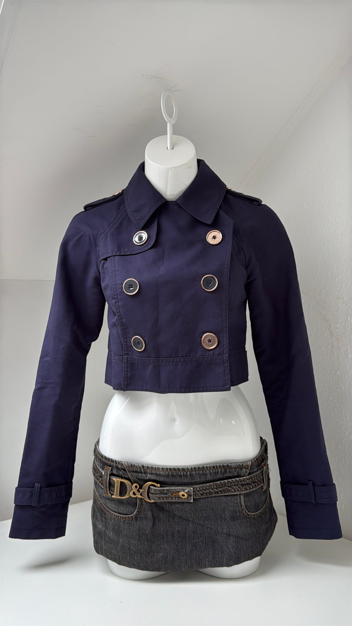 Ted Baker Cropped Trench Coat (XS)
