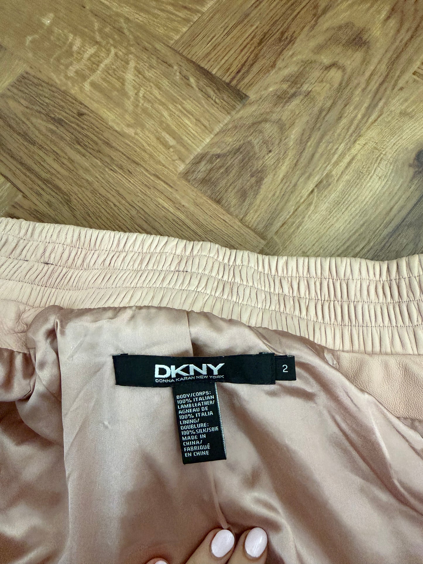 DKNY Leather Jacket (S)