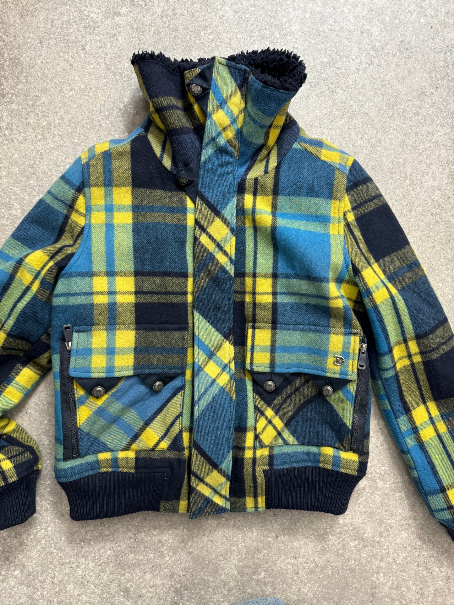 Diesel Wool Tartan Jacket