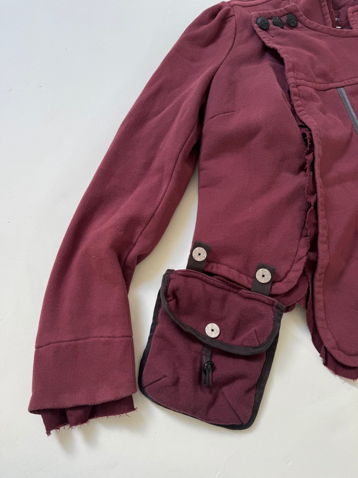 Diesel Asymmetrical Jacket, Removable Pouch (XS)