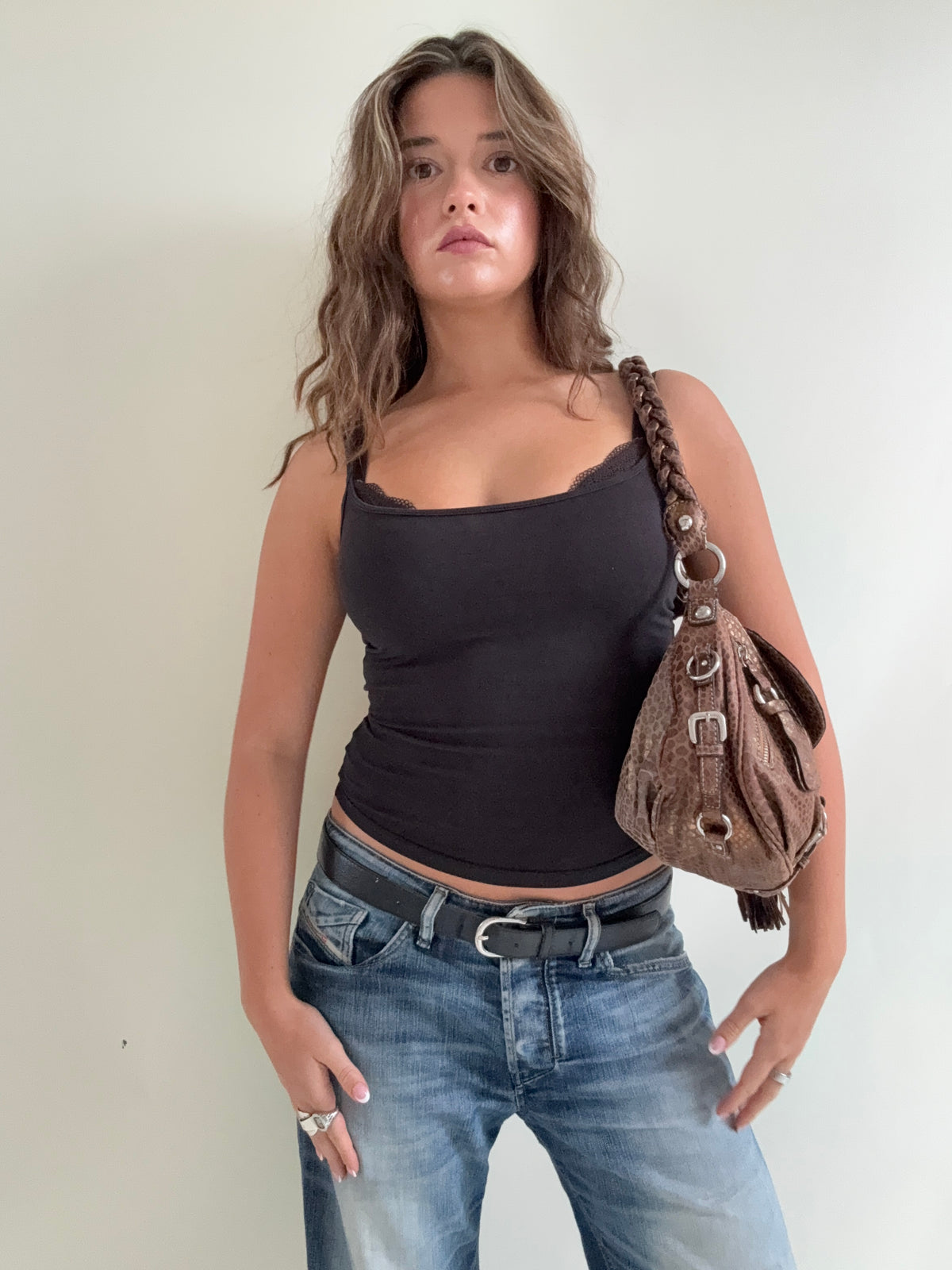 Guess Animal Print Shoulder Bag