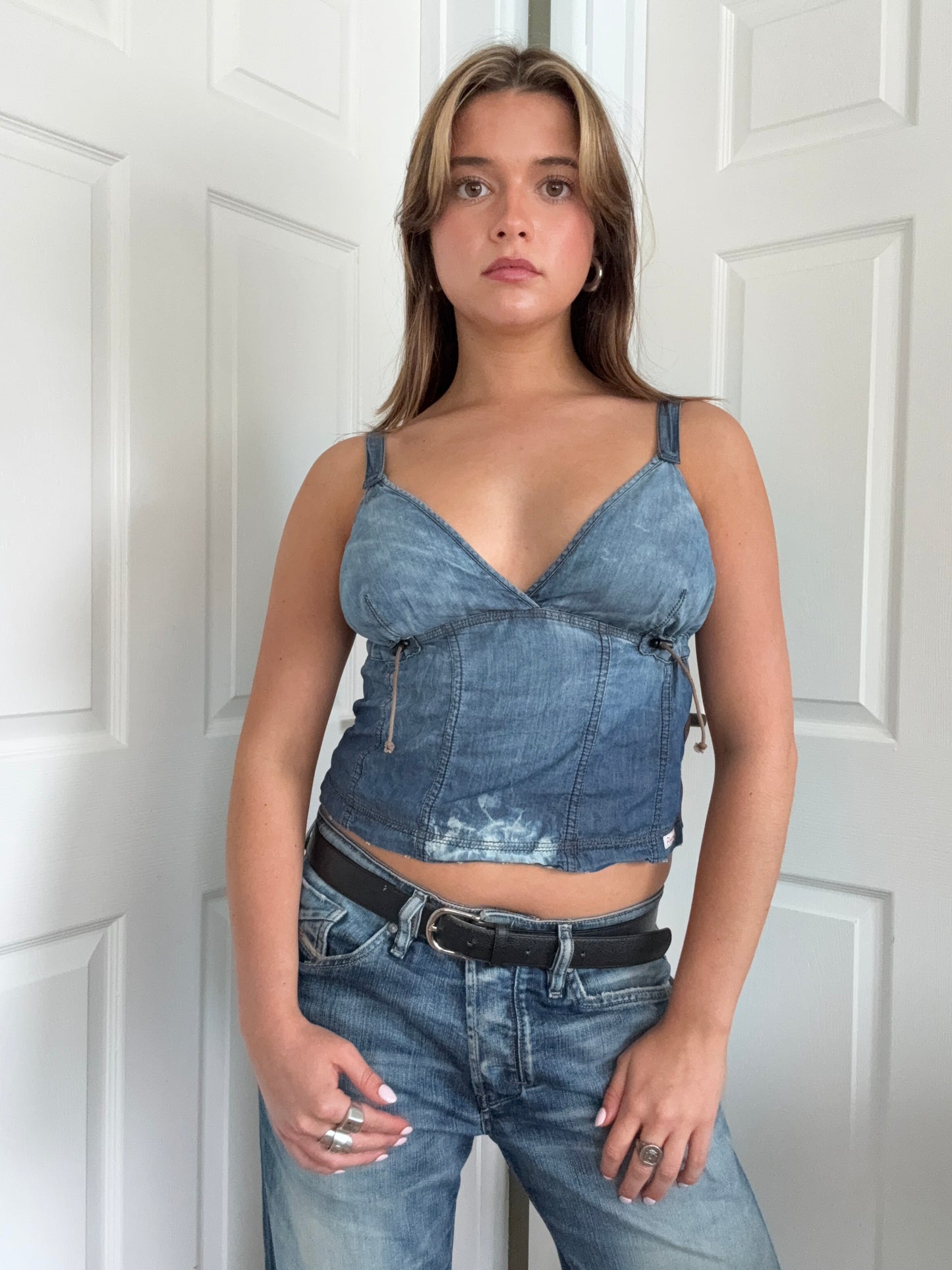 Firetrap Denim Cami Top (M)