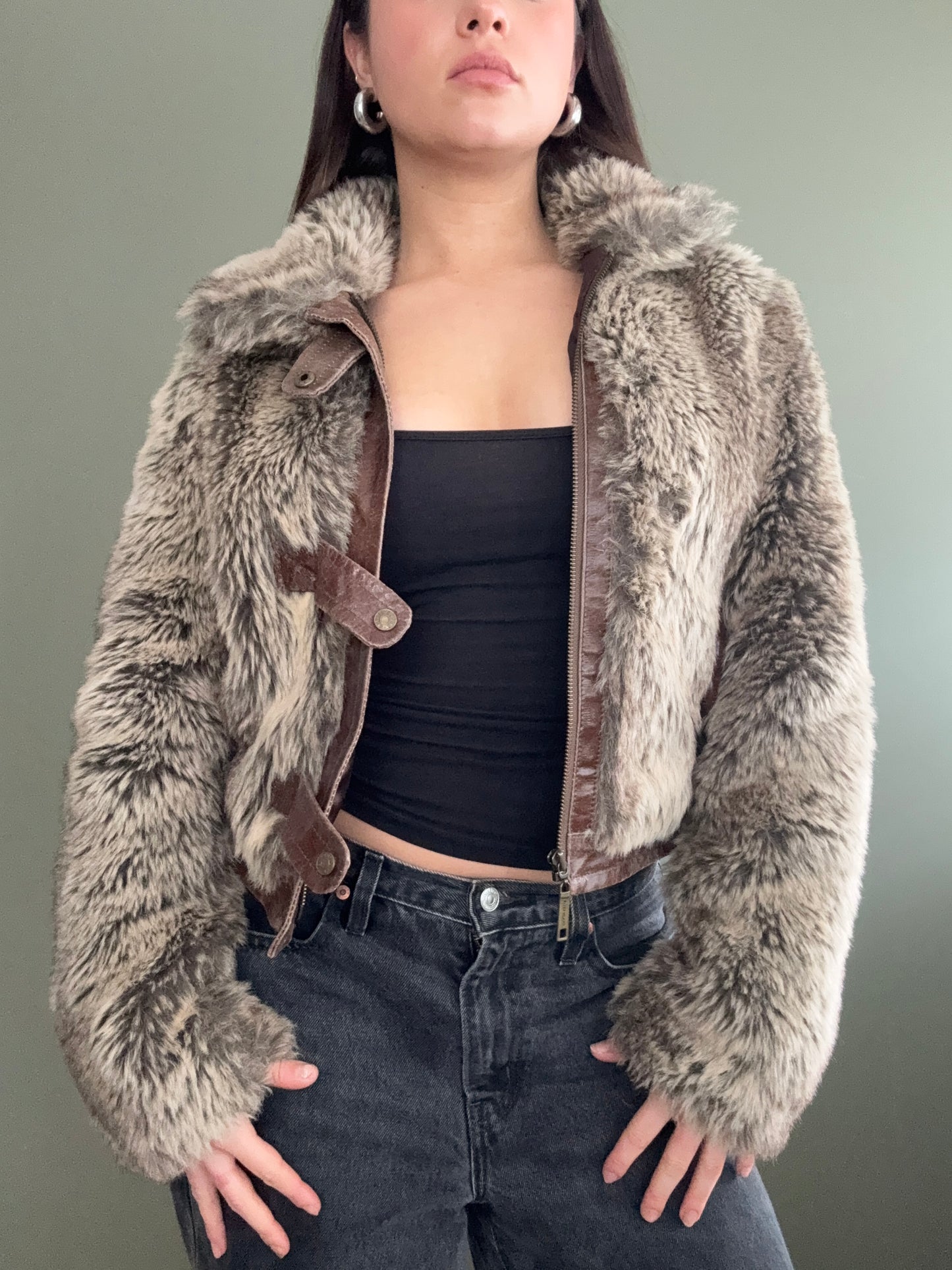 Faux Fur Jacket (UK10)