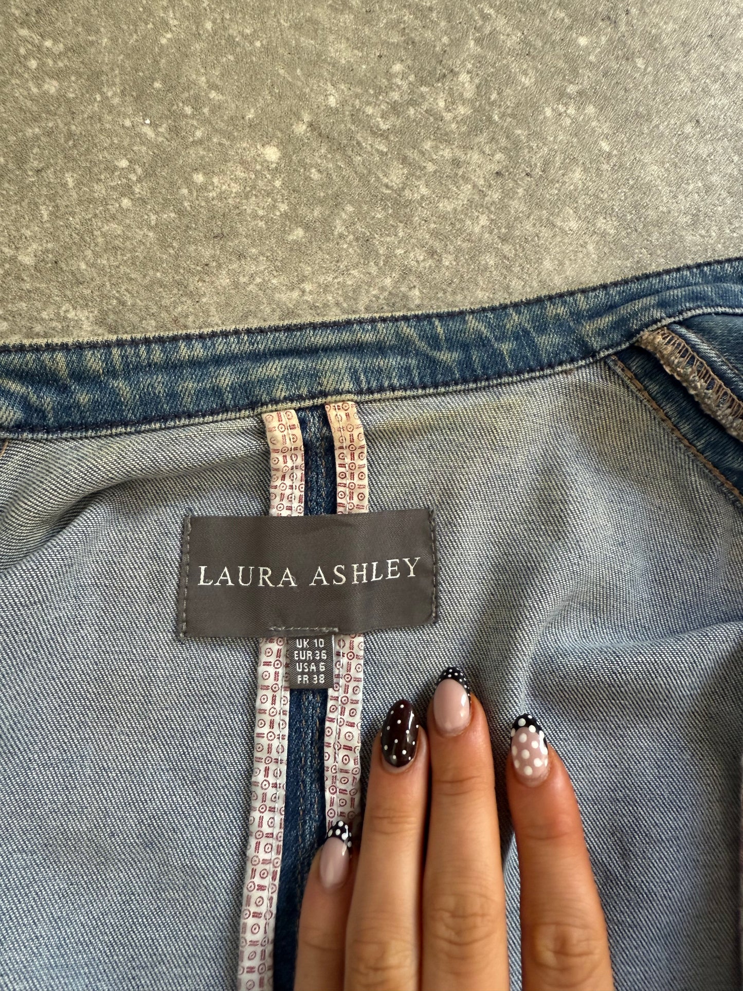 Denim Military Jacket (UK10)