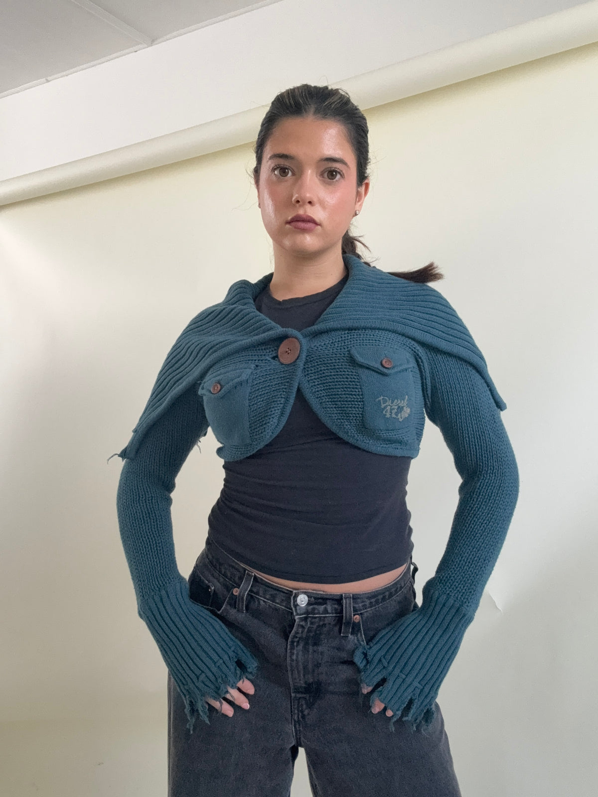 Diesel Knit Crop Jumper (S)