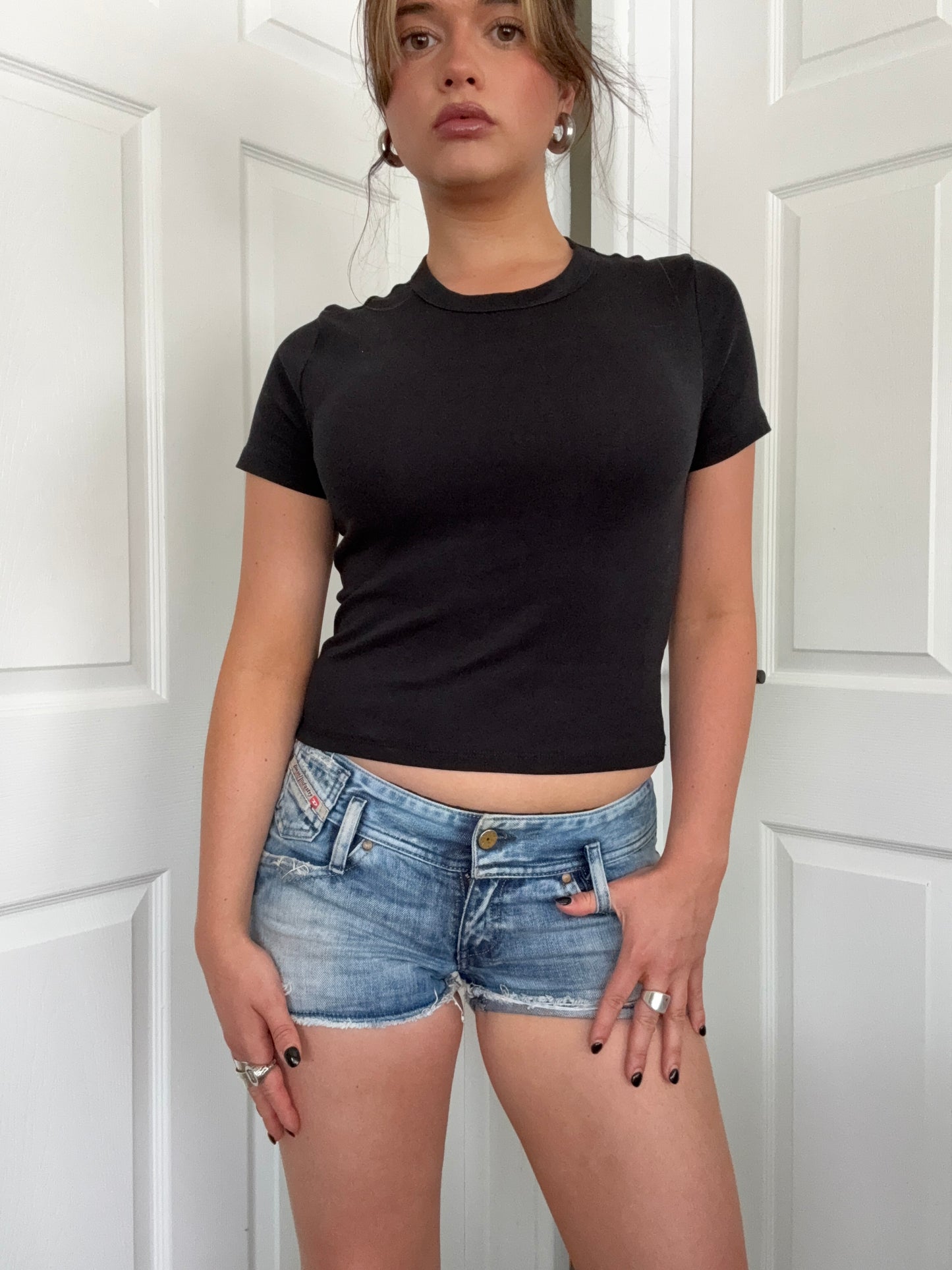 Diesel Mini Denim Shorts (XS)