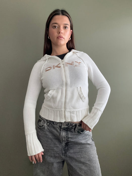 DKNY Knit Zip Jumper (S)