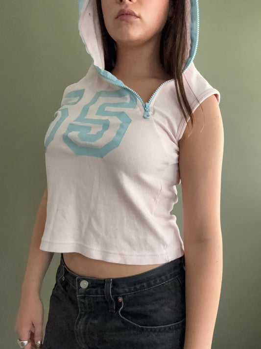 Y2K Hooded Top (S)