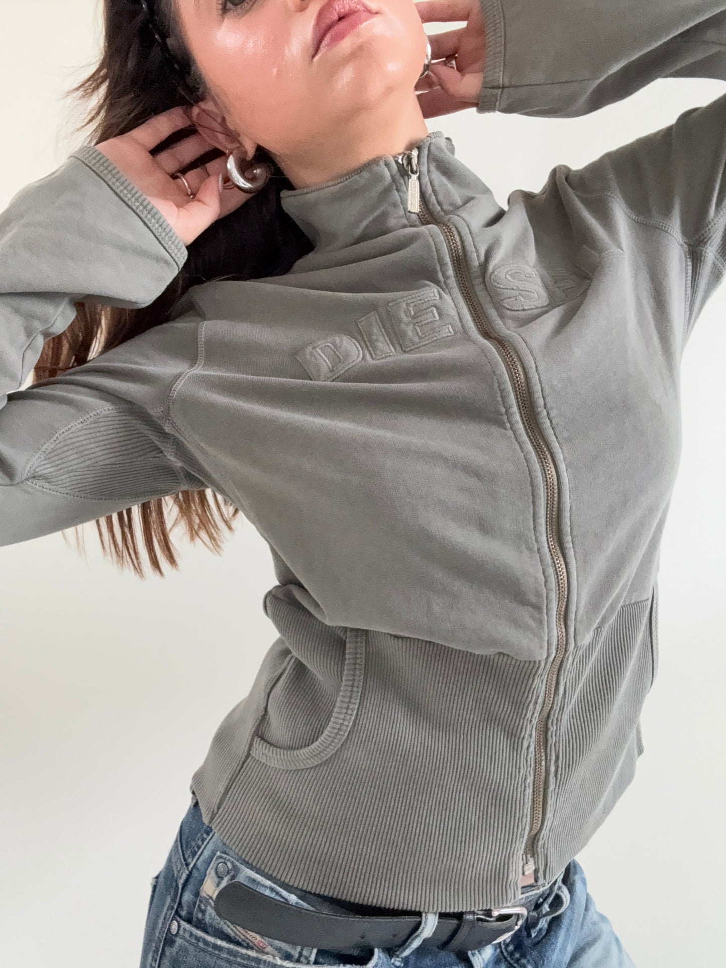 Deadstock Diesel Zip Jumper (L)