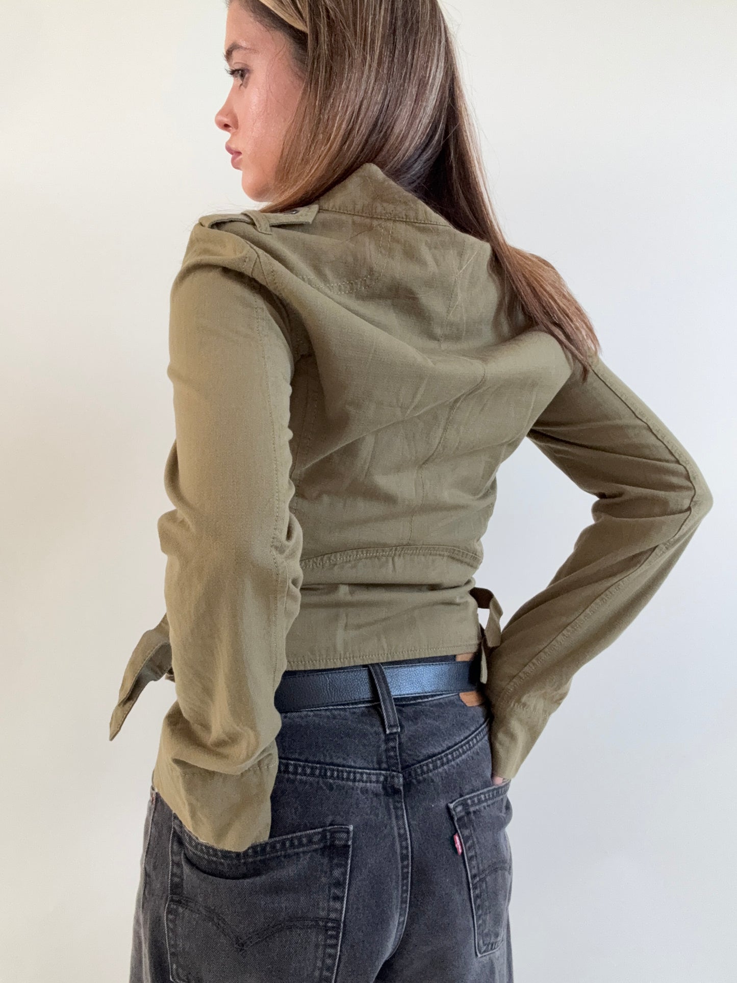 Diesel Asymmetric Buckle Jacket (L)