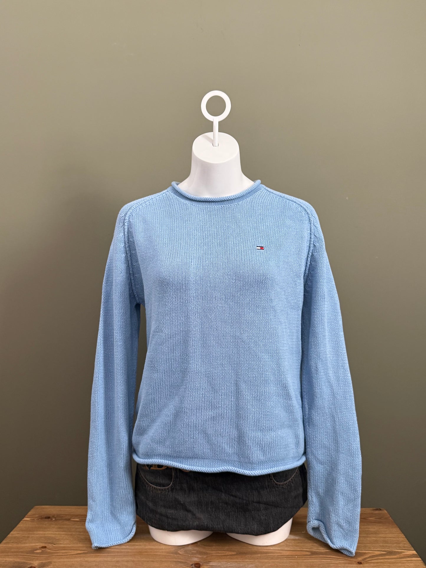 Baby Blue Tommy Hilfiger Knit Jukper (M)