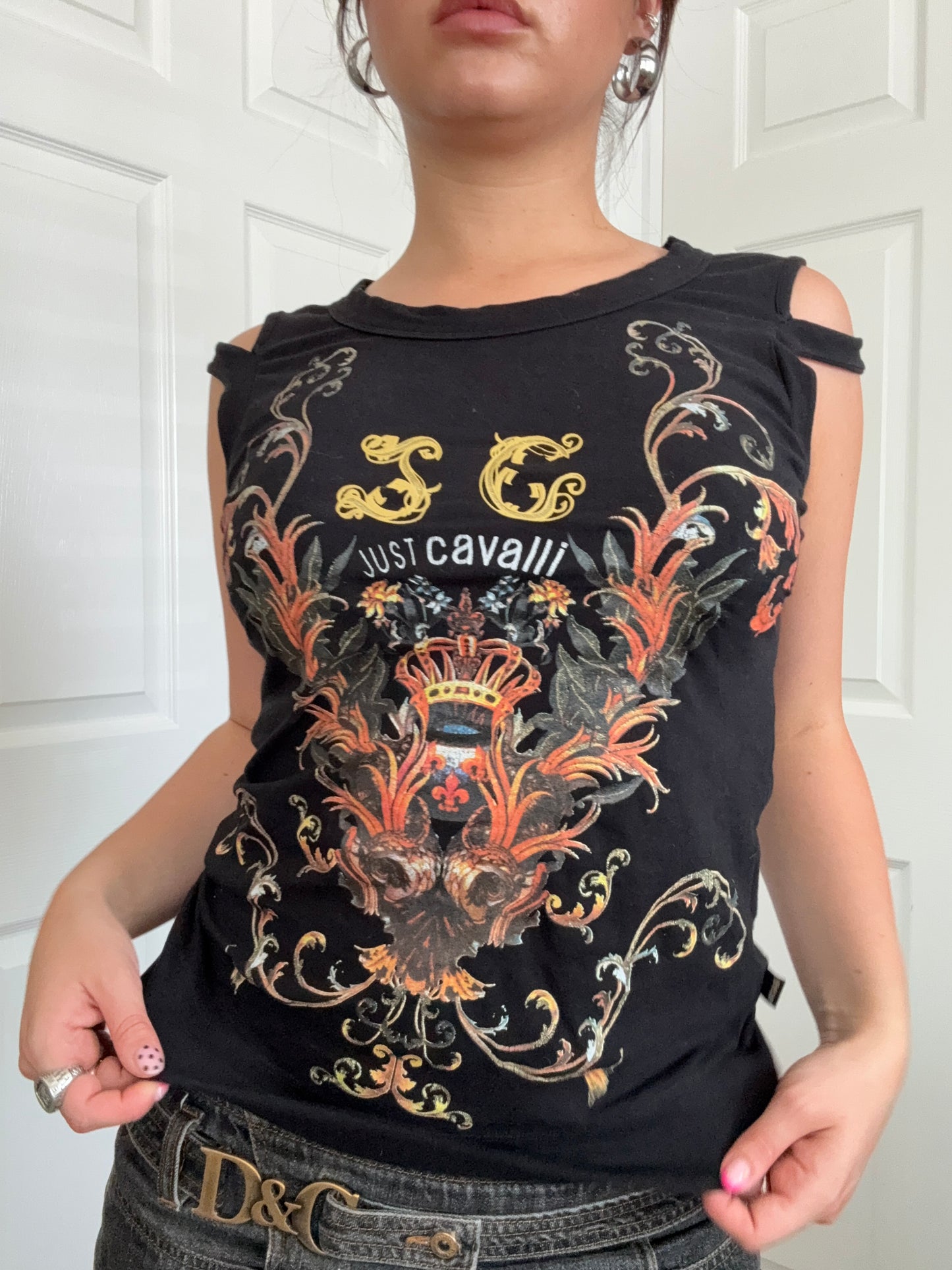 Cavalli Vest Top (S)