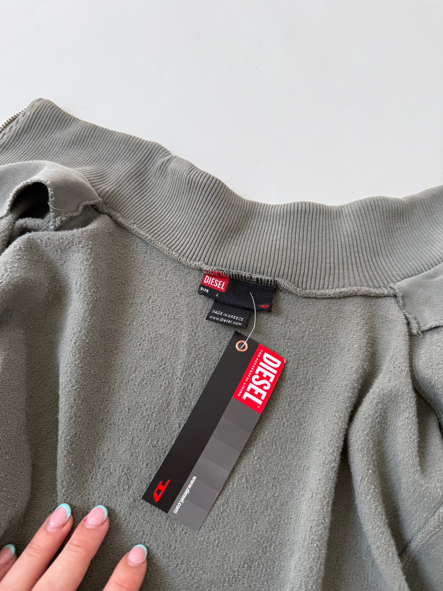 Deadstock Diesel Zip Jumper (L)