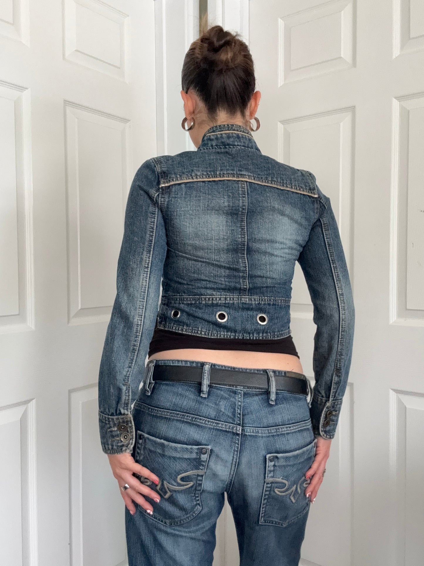 Cropped Denim Jacket (M)