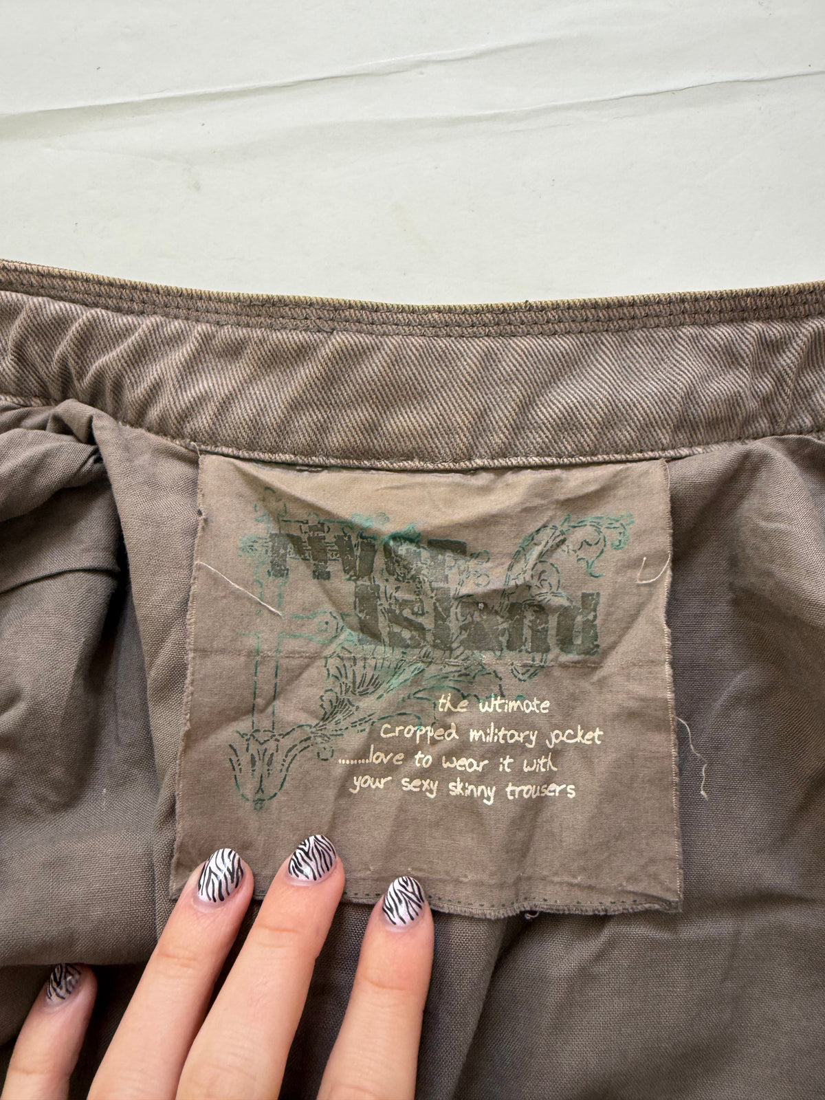 Vintage Military Fitted Jacket (UK12)