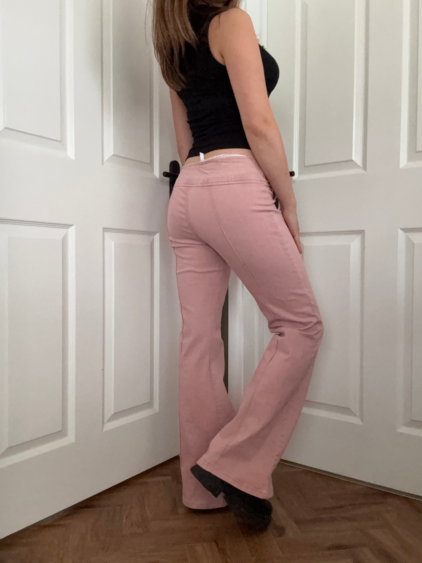 Pink Flared Jeans (UK12)