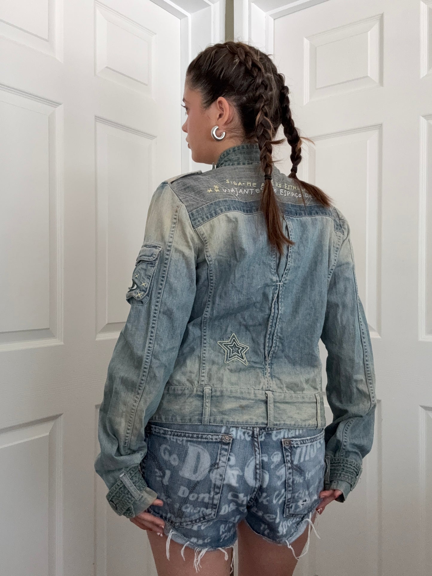 Diesel Denim Biker Jacket (L)