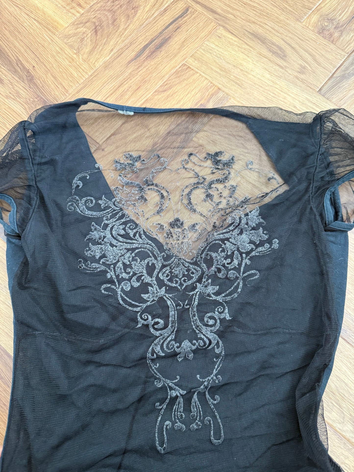 Miss Sixty Mesh Back Top (M)