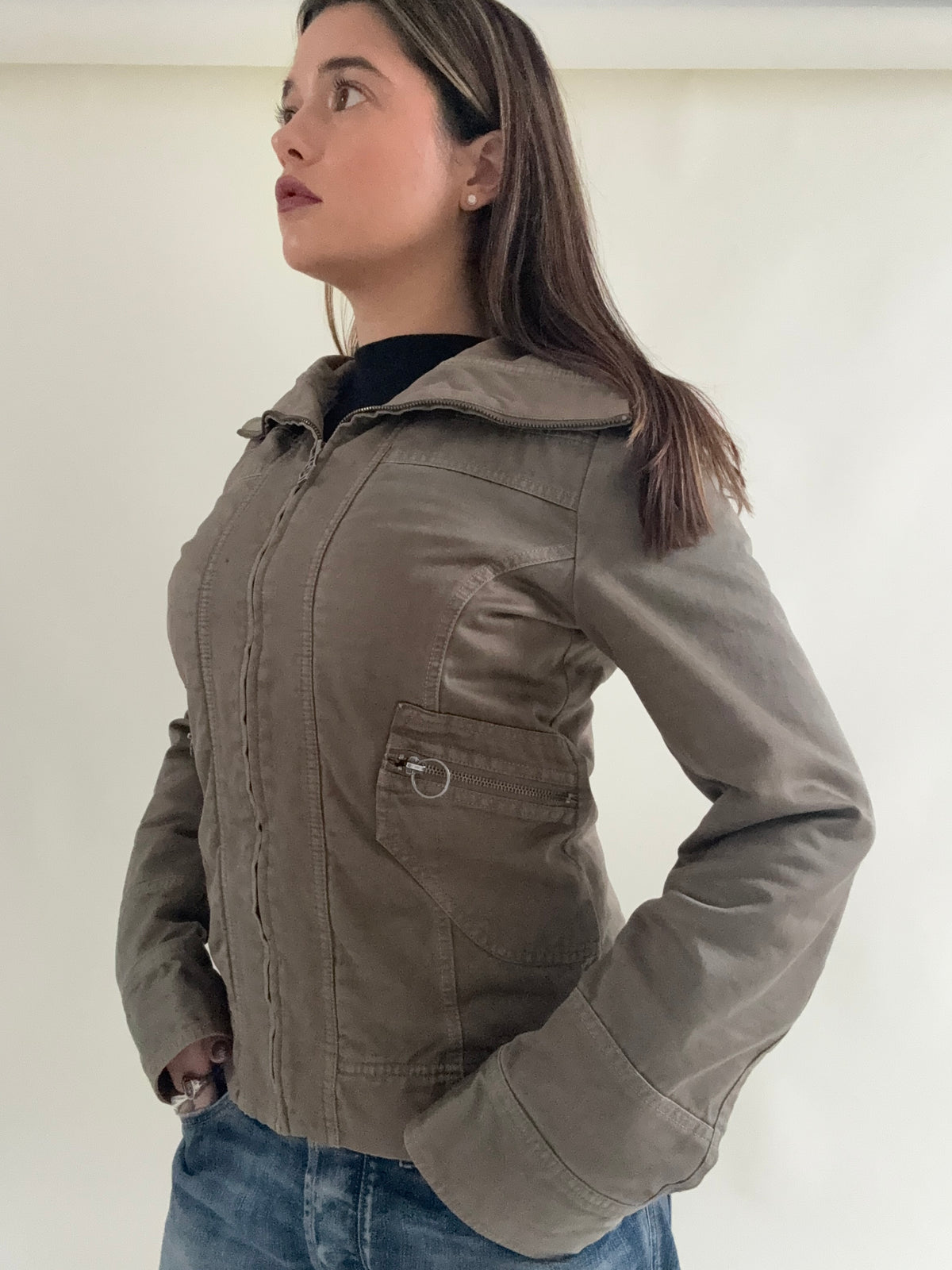 Vintage Diesel Funnel Neck Jacket (L)
