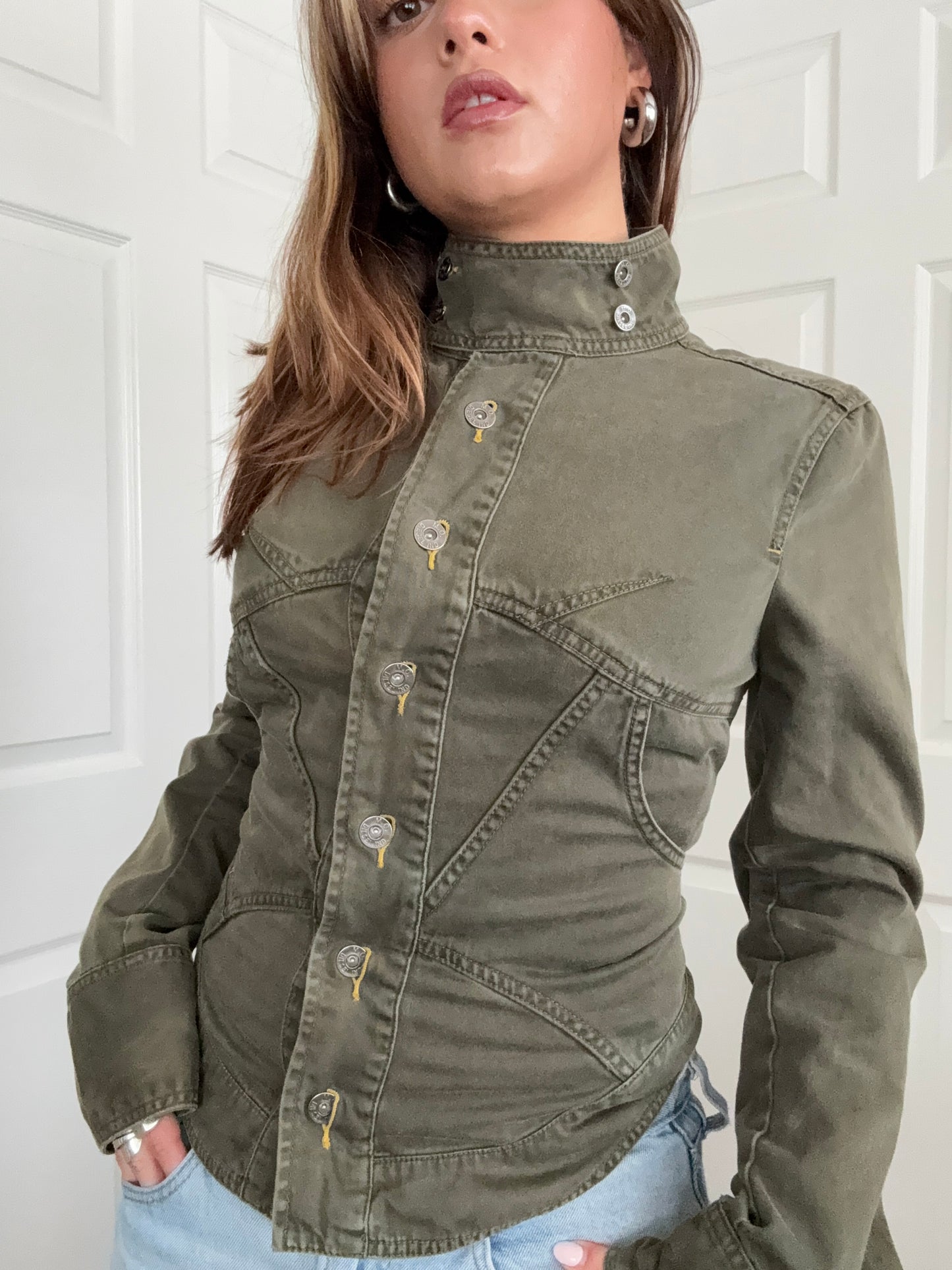 Diesel Khaki Corset Jacket (L)