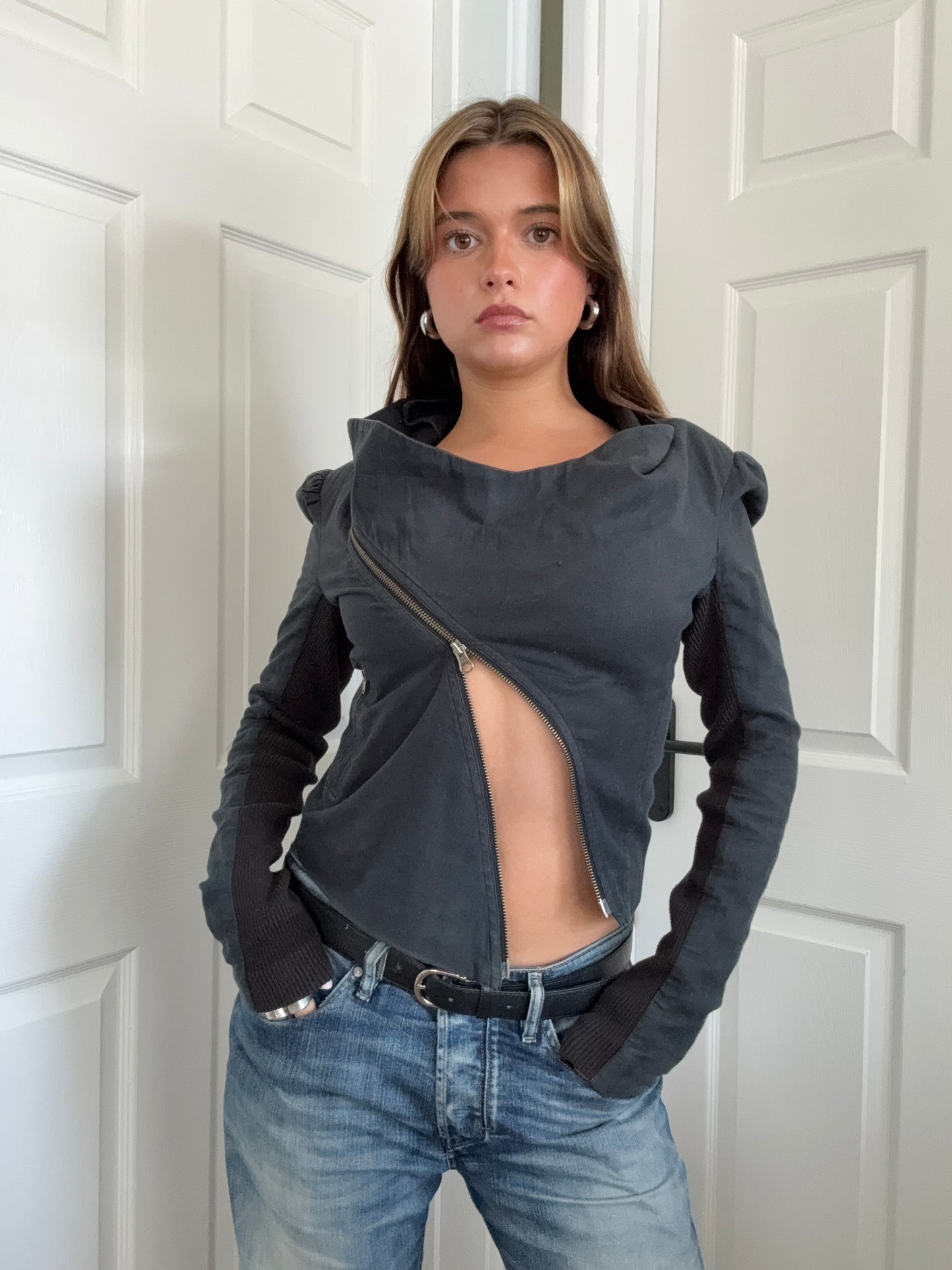 Allsaints Asymmetric Jacket (UK8)