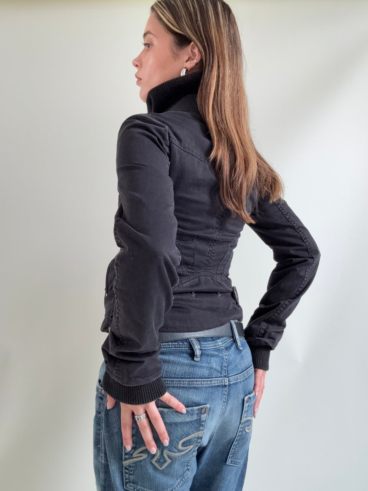 Diesel Fitted Funnel Neck Jacket (XS)