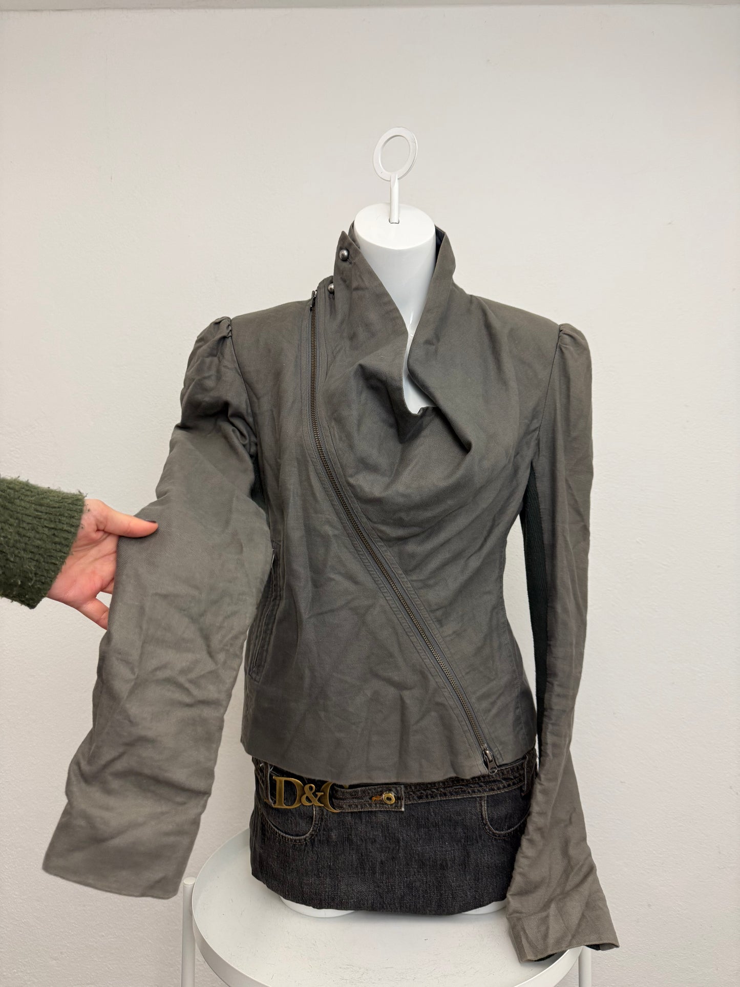 Allsaints Asymmetric Jacket (UK14)