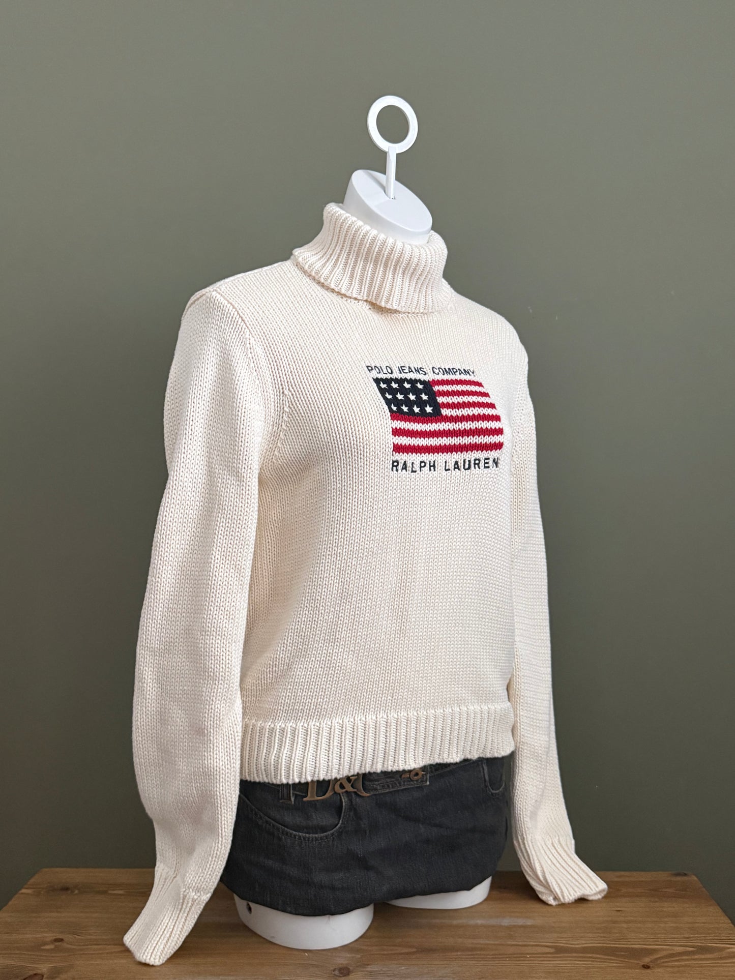 Ralph Lauren Knit Flag Jumper (L)