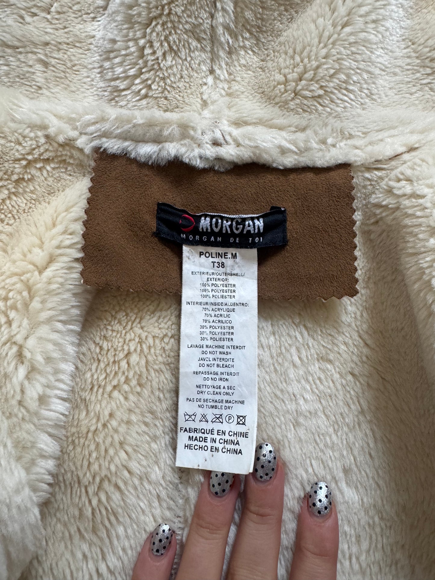 Morgan De Toi Faux Fur Jacket (S)