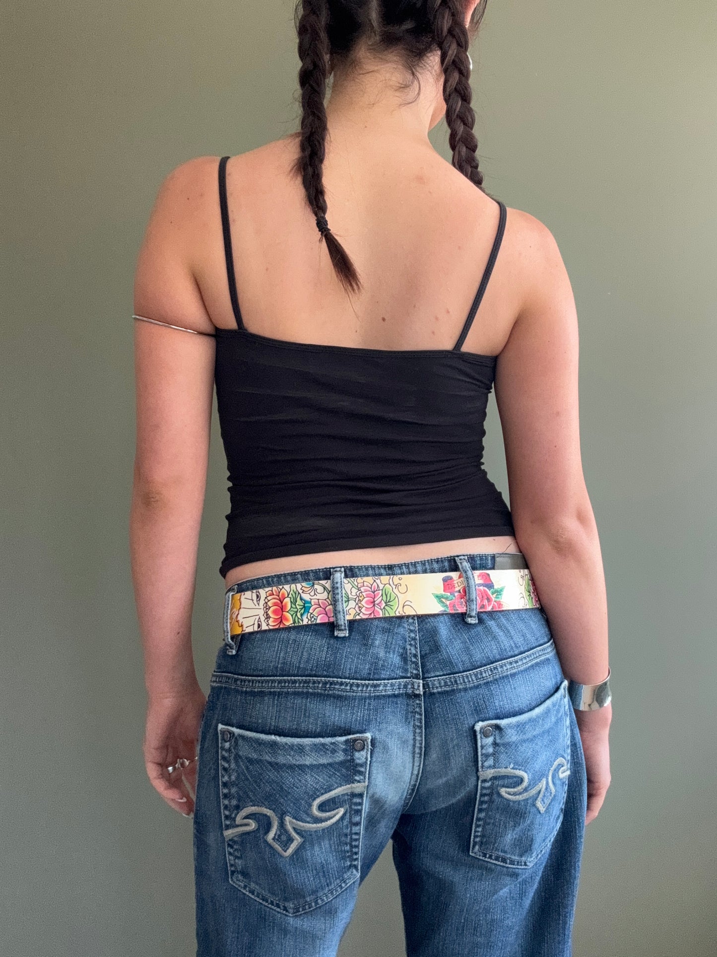 Ed Hardy Leather Belt (S)