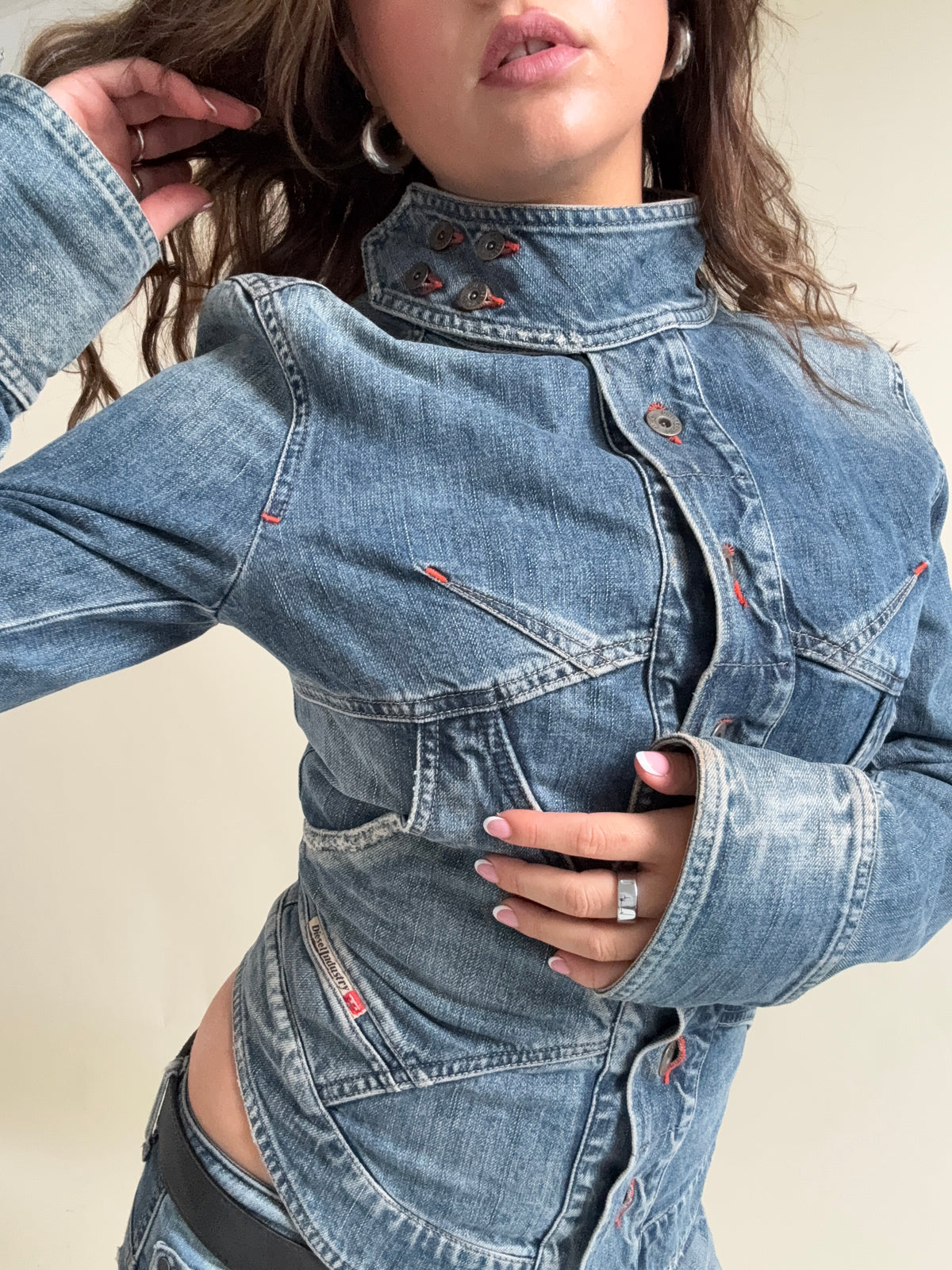 Diesel Denim Corset Jacket (L)