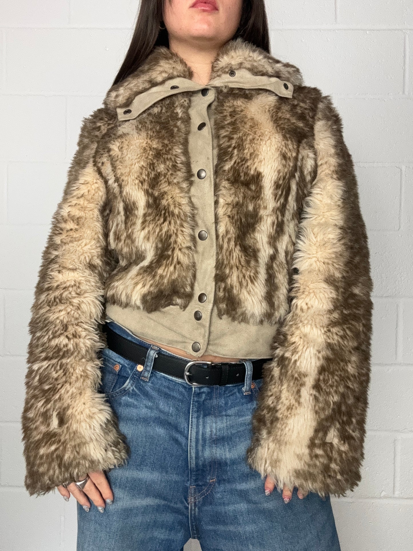 Morgan De Toi Faux Fur Jacket