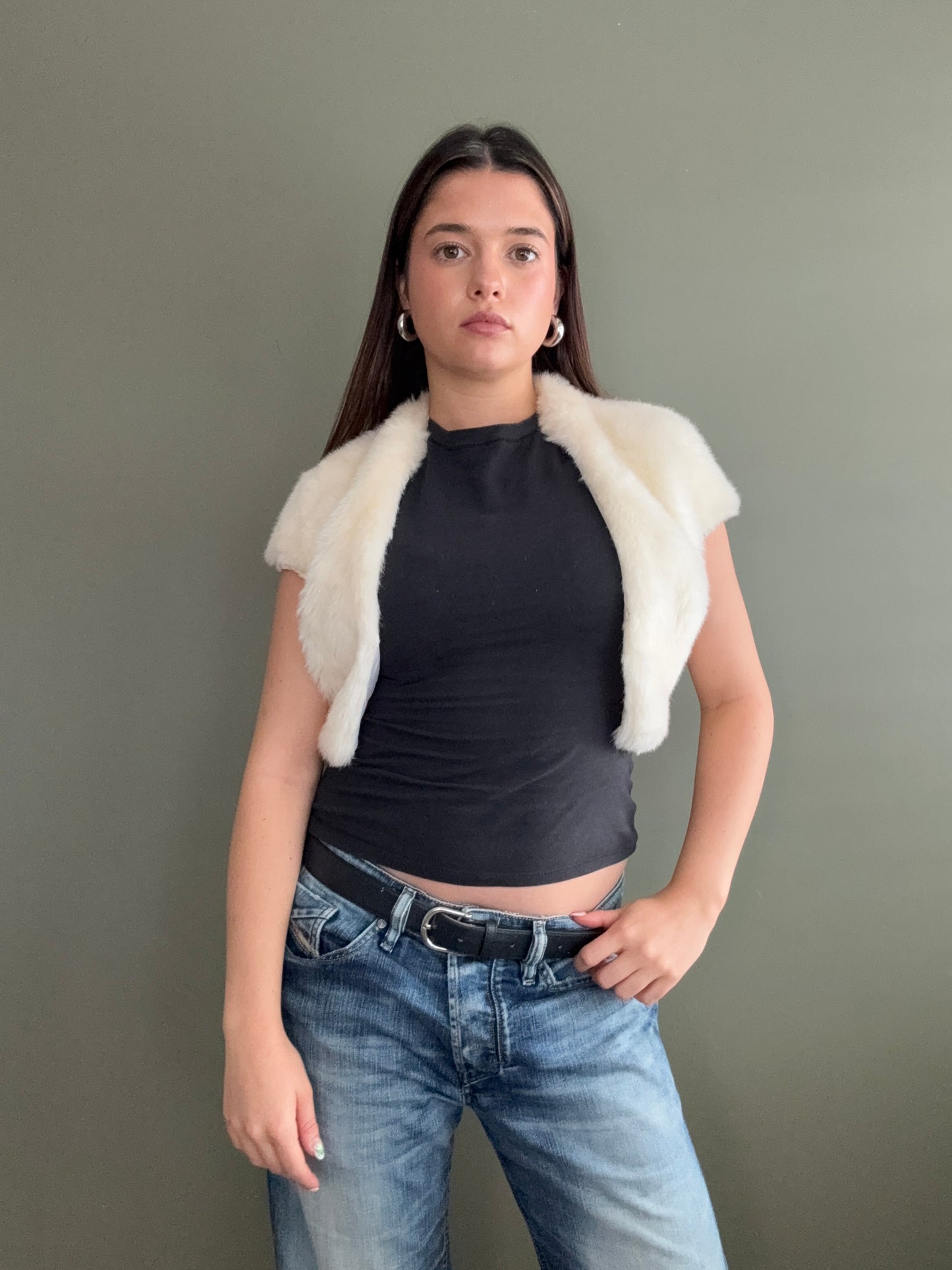 Karen Millen Faux Fur Bolero (UK8)