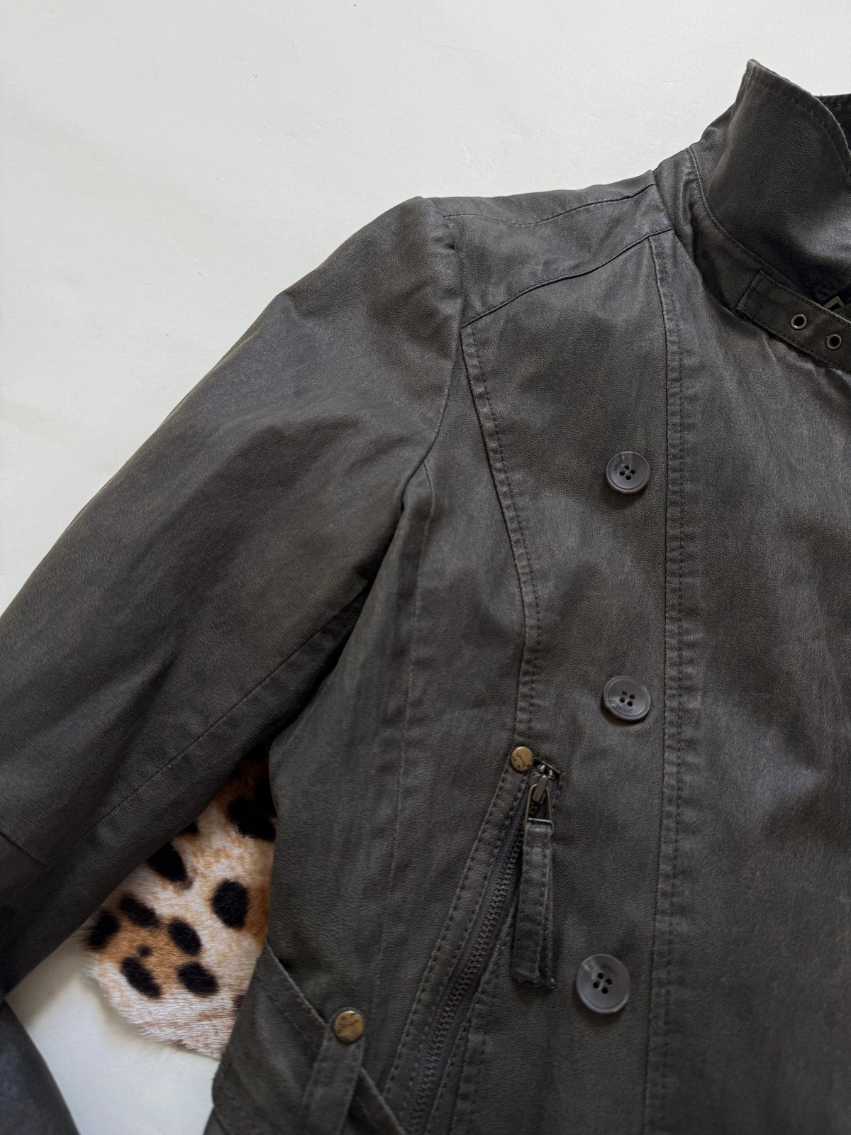 Vintage Asymmetric Jacket (S)